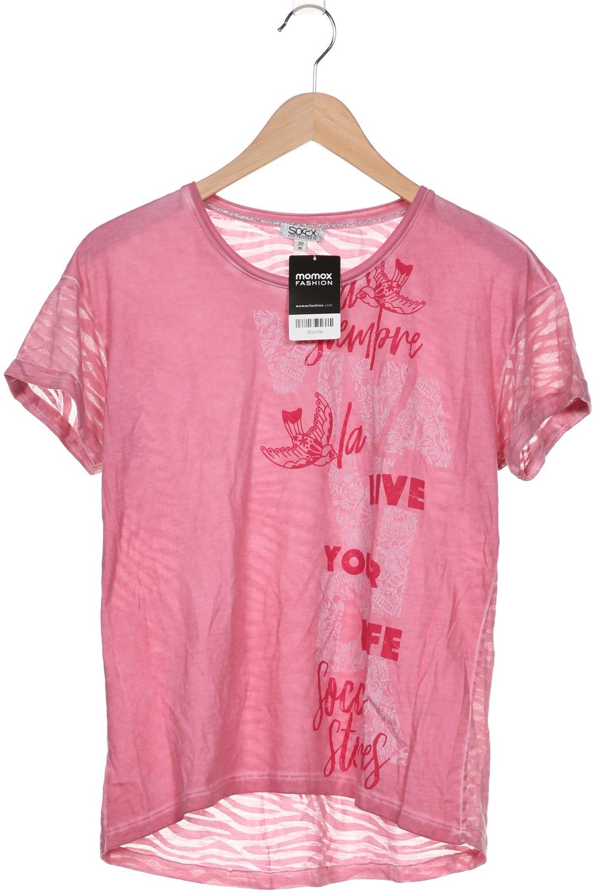 

Soccx Damen T-Shirt, pink, Gr. 38