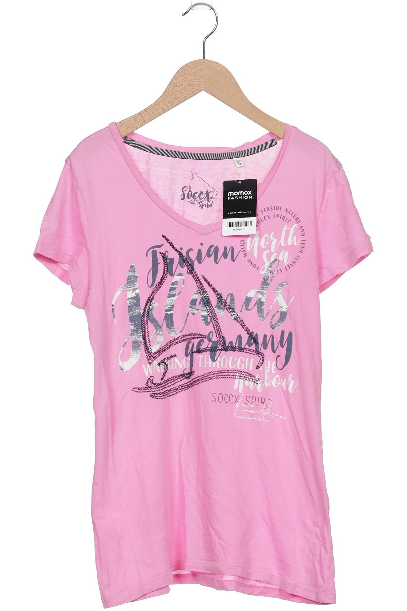 

Soccx Damen T-Shirt, pink, Gr. 38