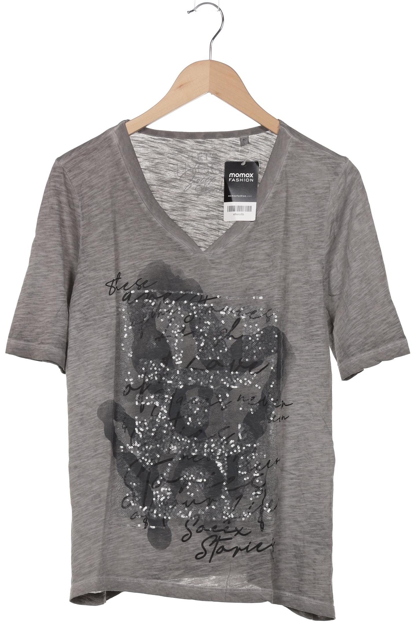 

Soccx Damen T-Shirt, grau, Gr. 40