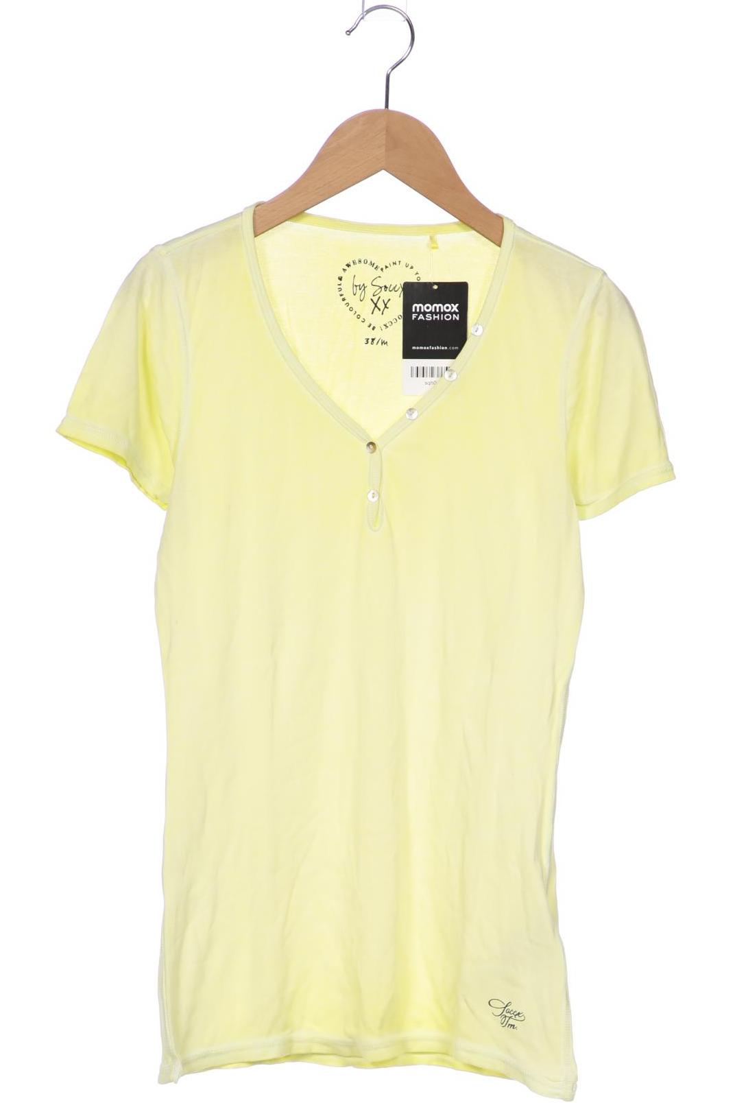 

Soccx Damen T-Shirt, gelb, Gr. 38