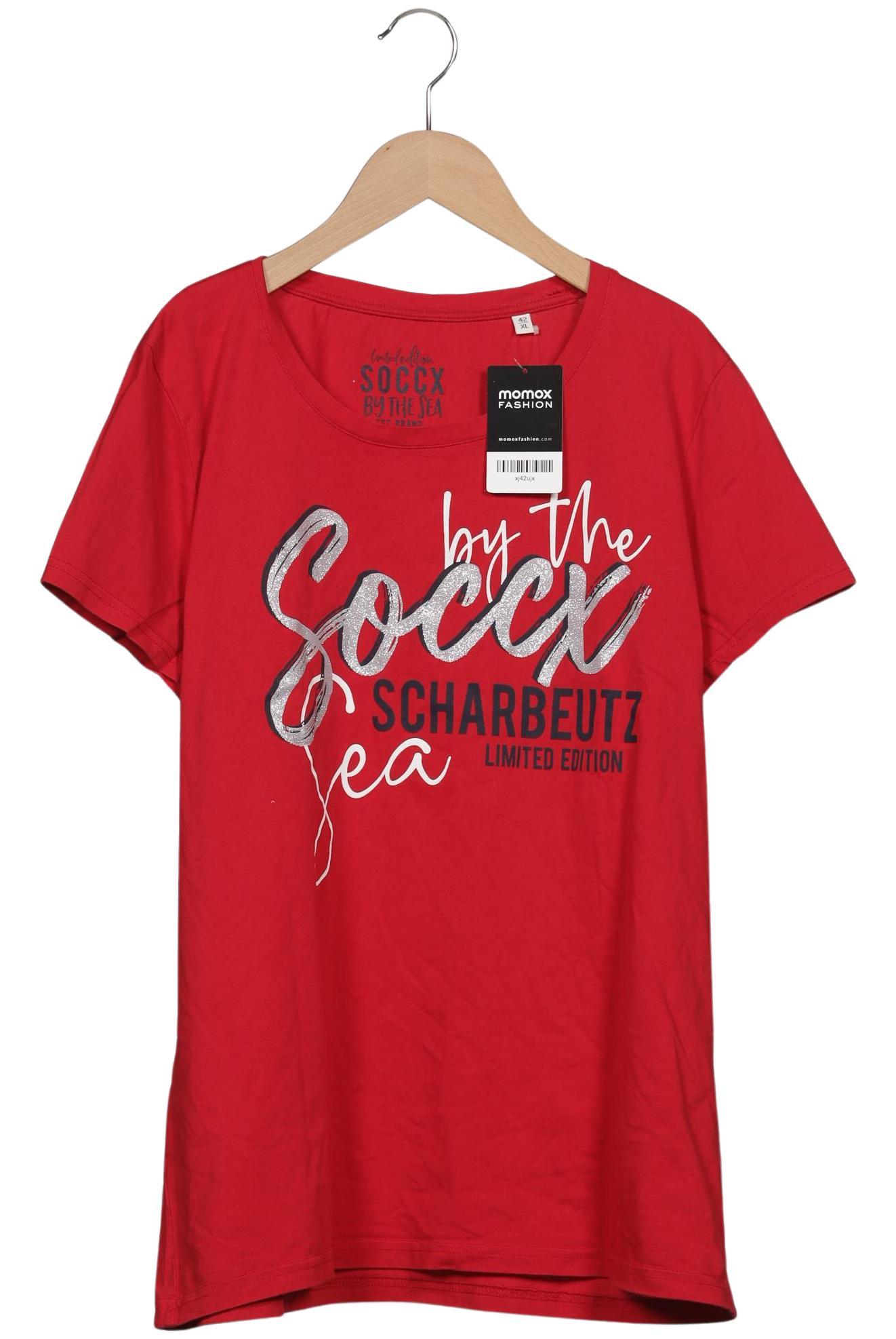 

Soccx Damen T-Shirt, rot, Gr. 42