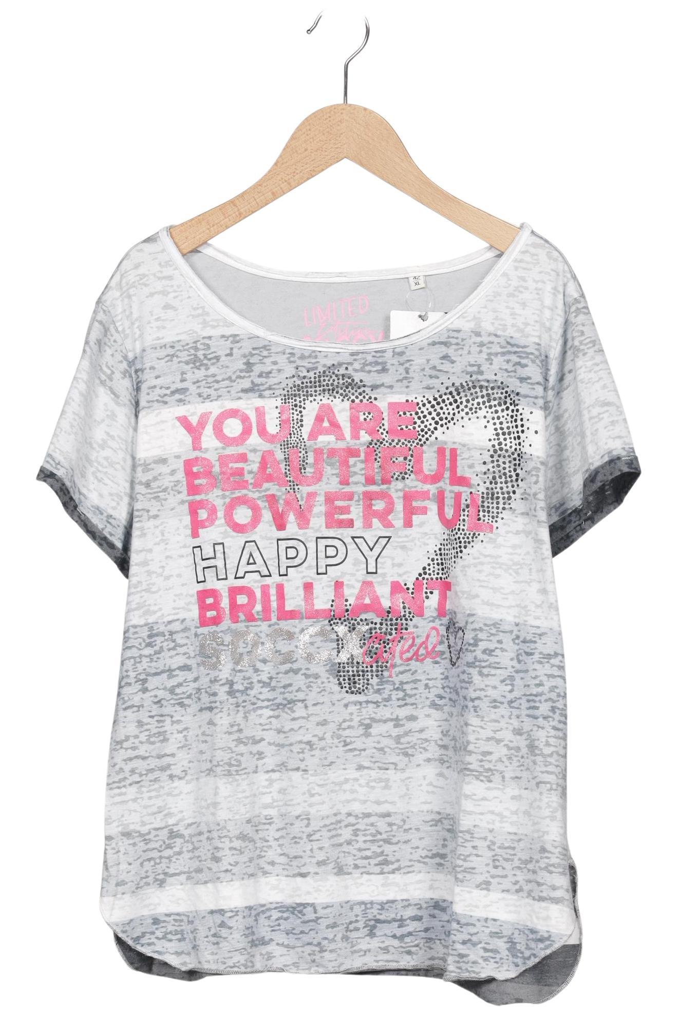 

Soccx Damen T-Shirt, mehrfarbig, Gr. 42