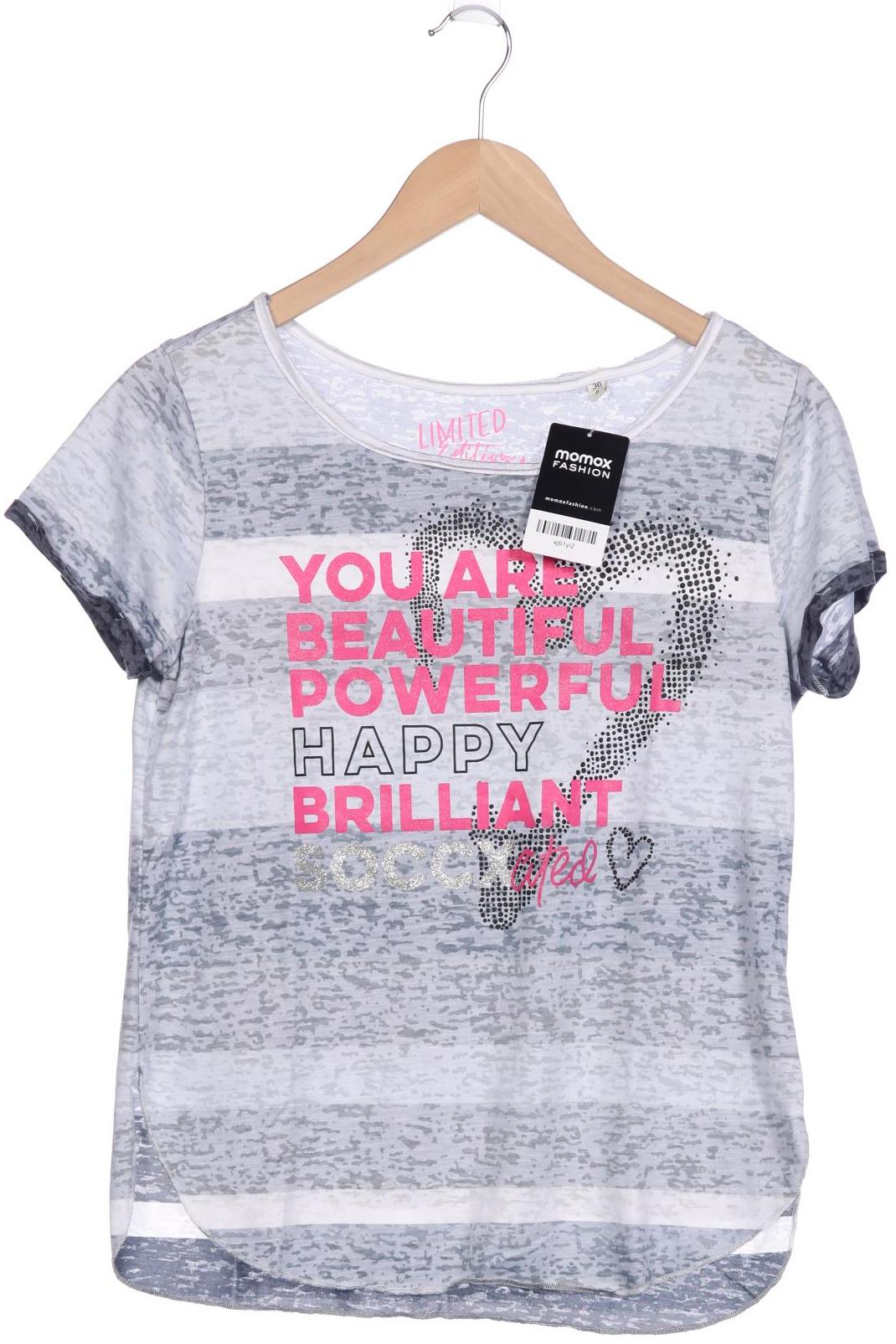 

SOCCX Damen T-Shirt, grau