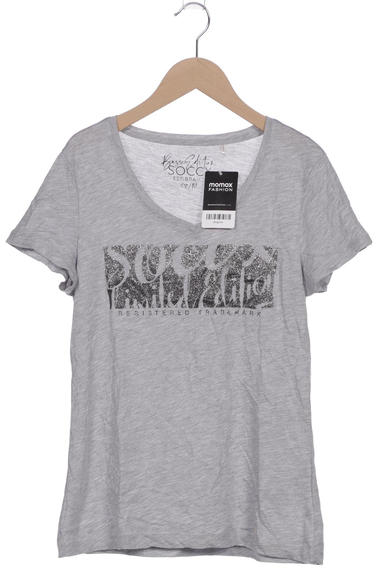 

Soccx Damen T-Shirt, grau, Gr. 38