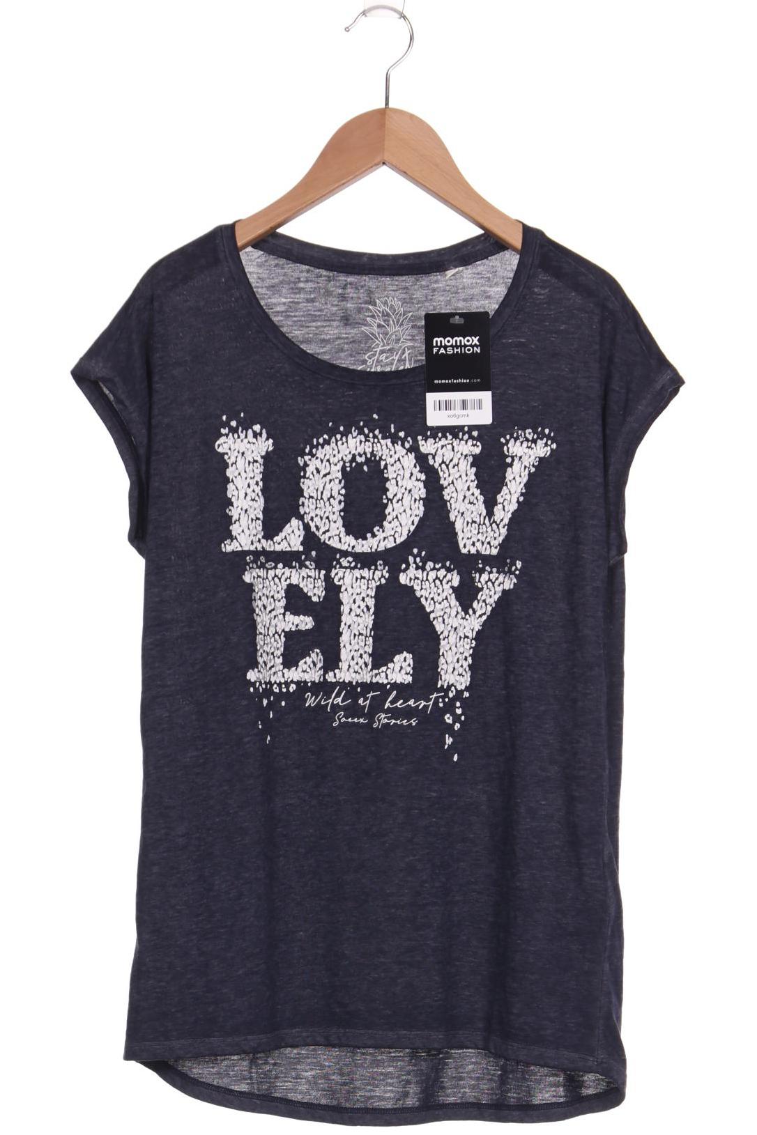 

SOCCX Damen T-Shirt, marineblau