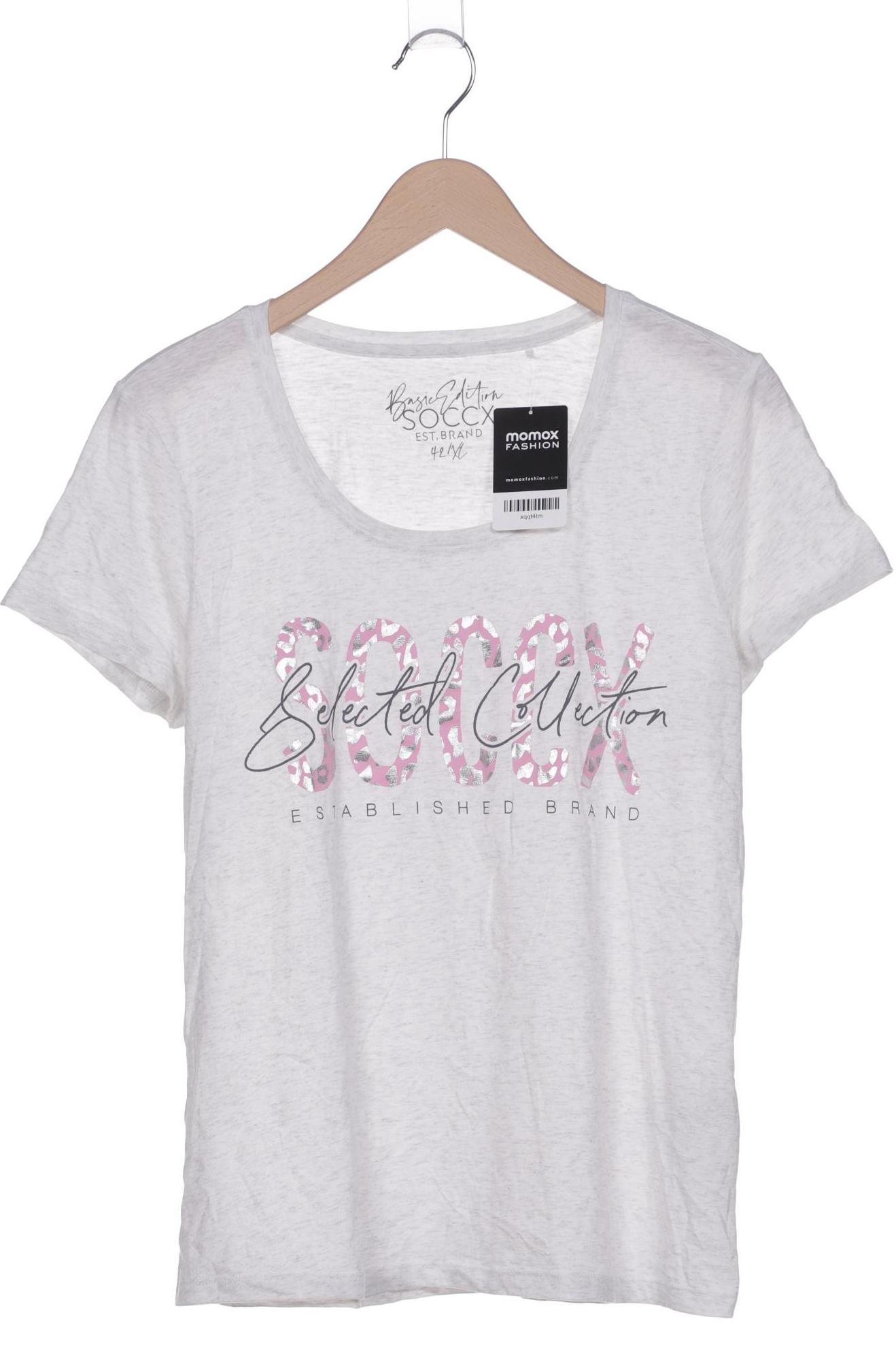 

Soccx Damen T-Shirt, grau, Gr. 42