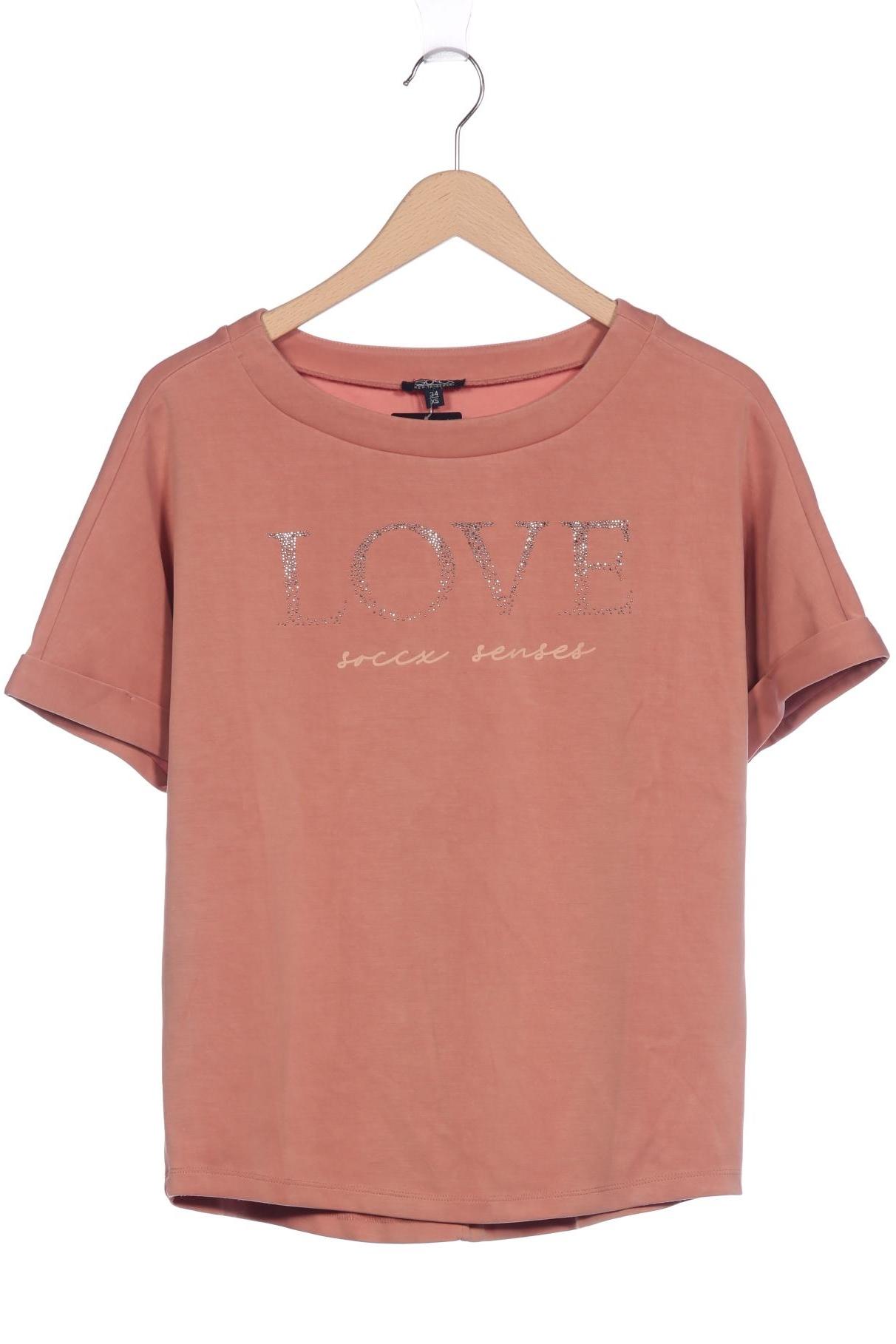 

Soccx Damen T-Shirt, pink, Gr. 34