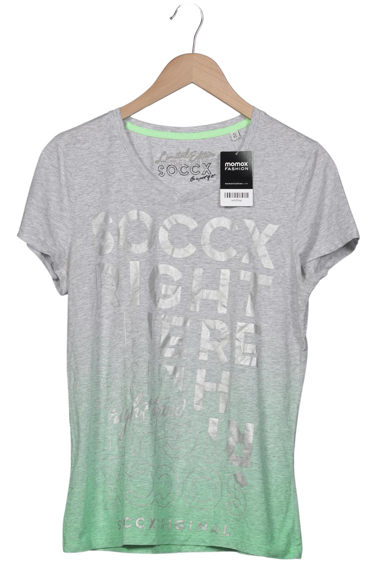 

Soccx Damen T-Shirt, grau, Gr. 42