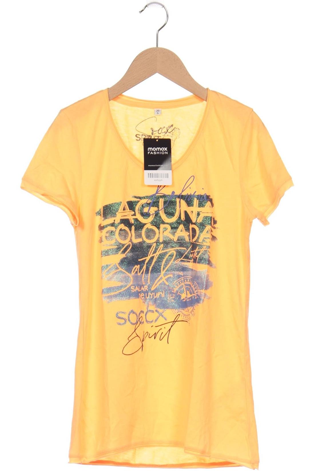 

Soccx Damen T-Shirt, orange, Gr. 36