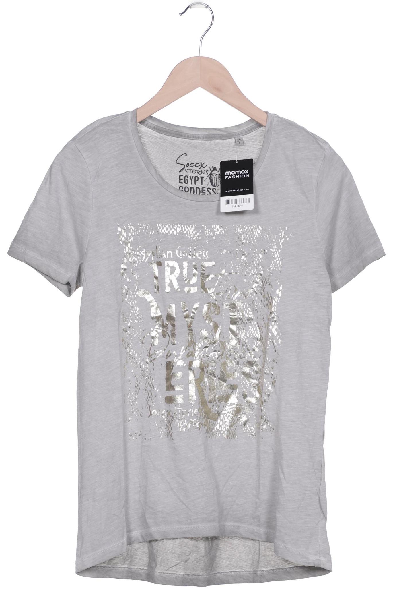 

Soccx Damen T-Shirt, grau, Gr. 36