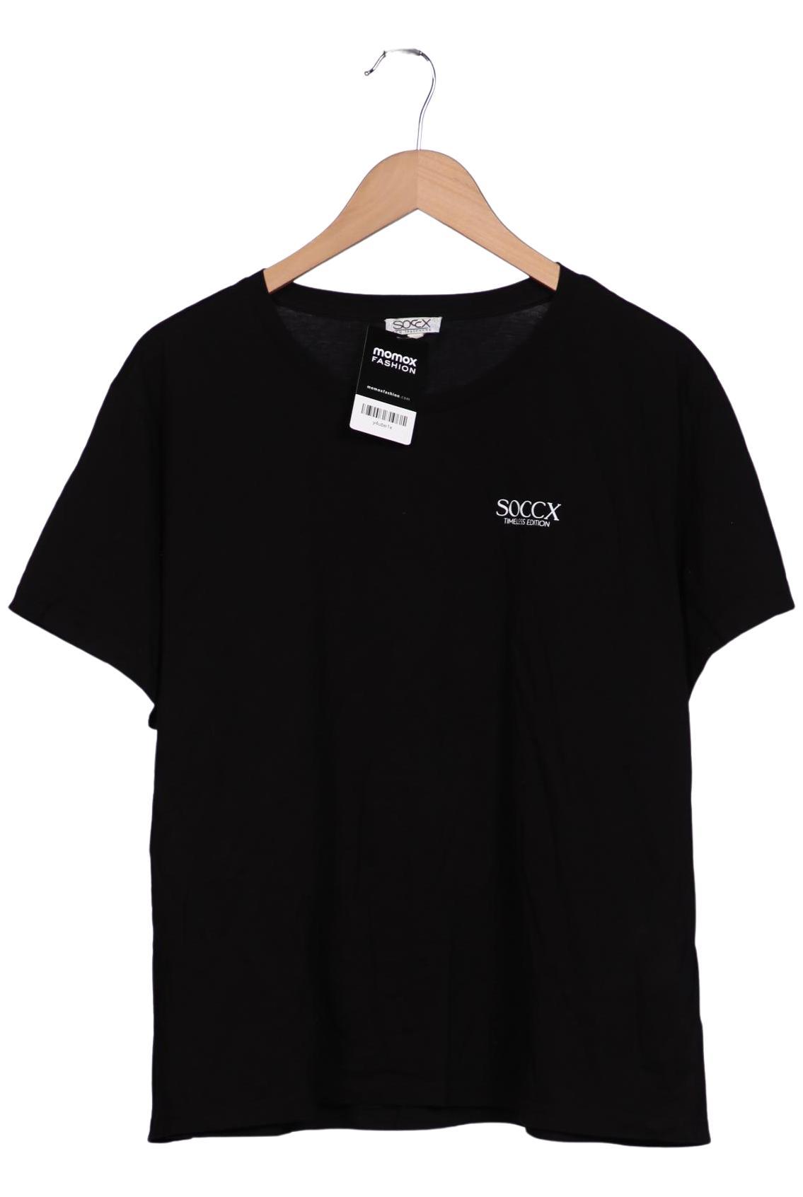 

Soccx Damen T-Shirt, schwarz, Gr. 44