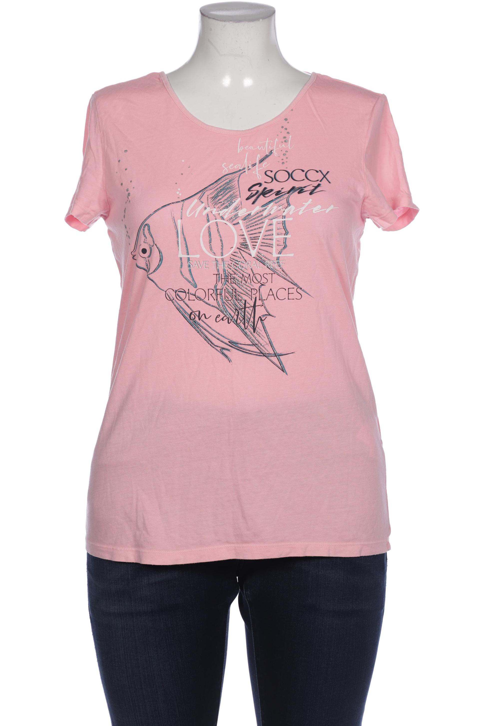 

Soccx Damen T-Shirt, pink, Gr. 40