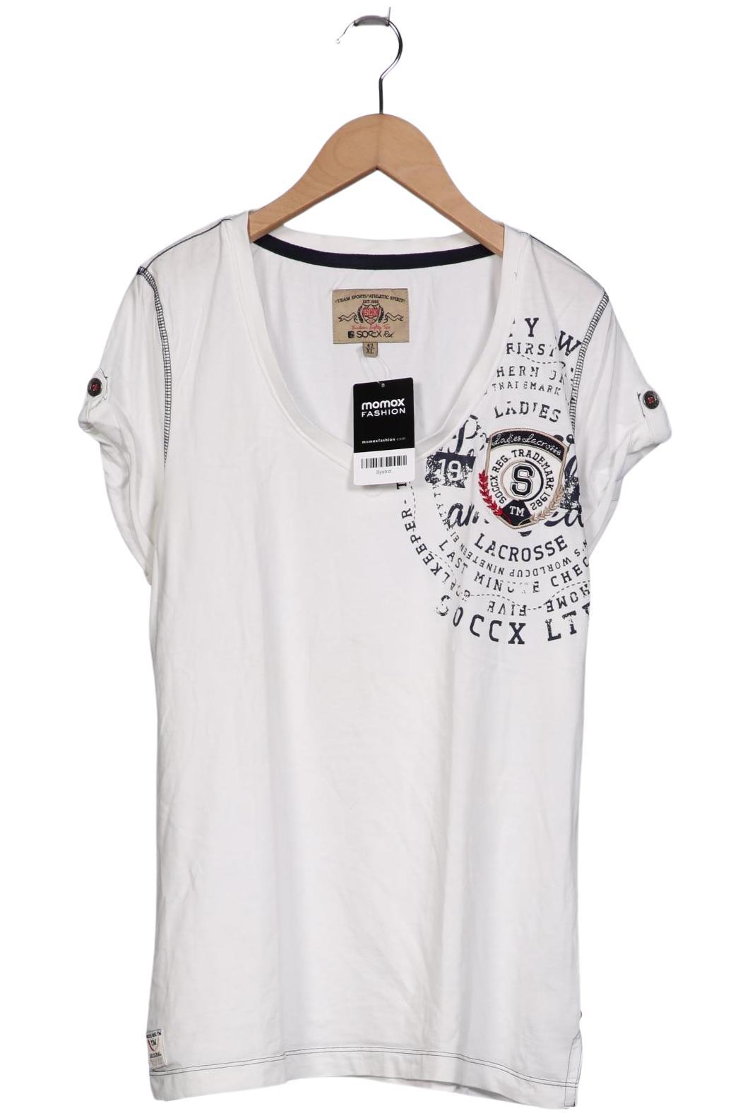 

Soccx Damen T-Shirt, weiß, Gr. 42