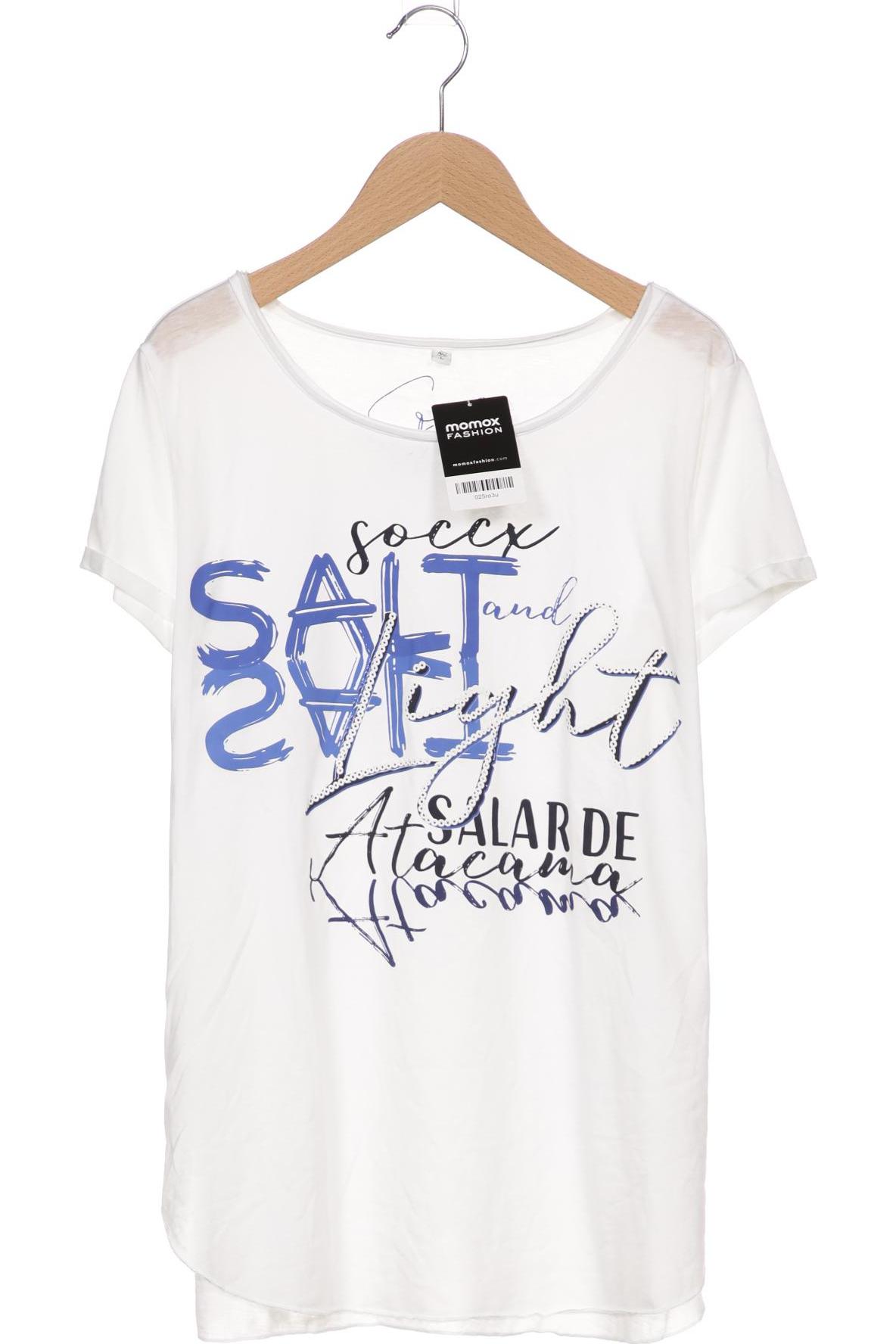

Soccx Damen T-Shirt, weiß, Gr. 40