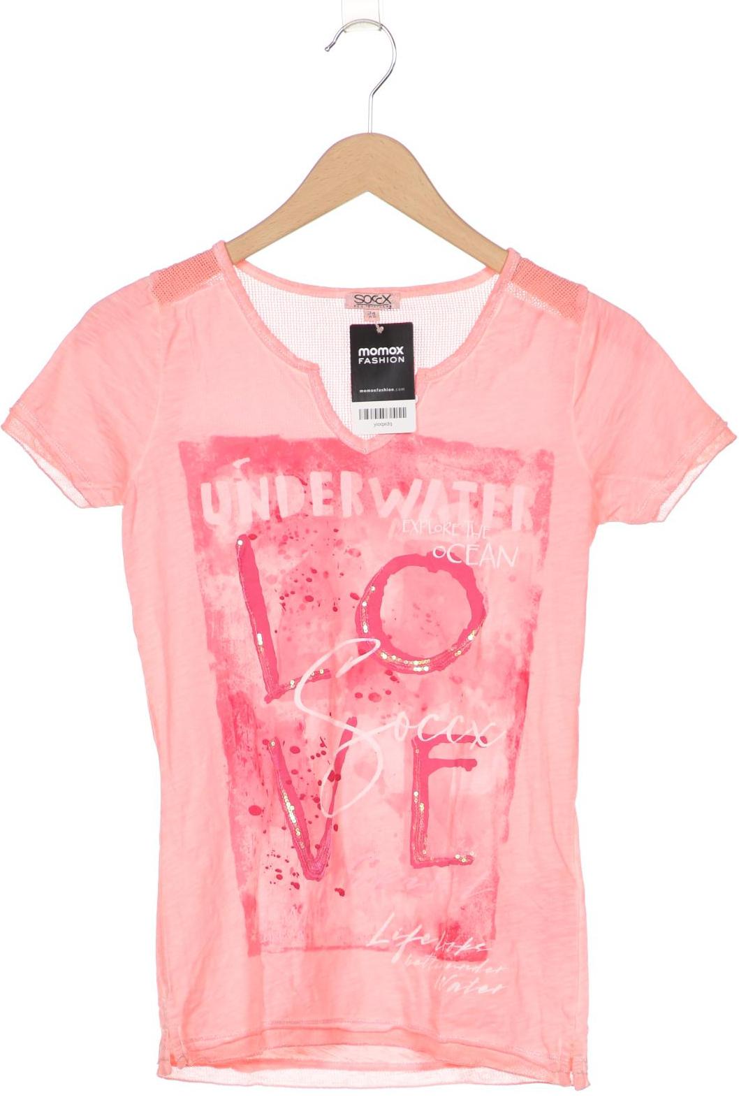 

SOCCX Damen T-Shirt, pink