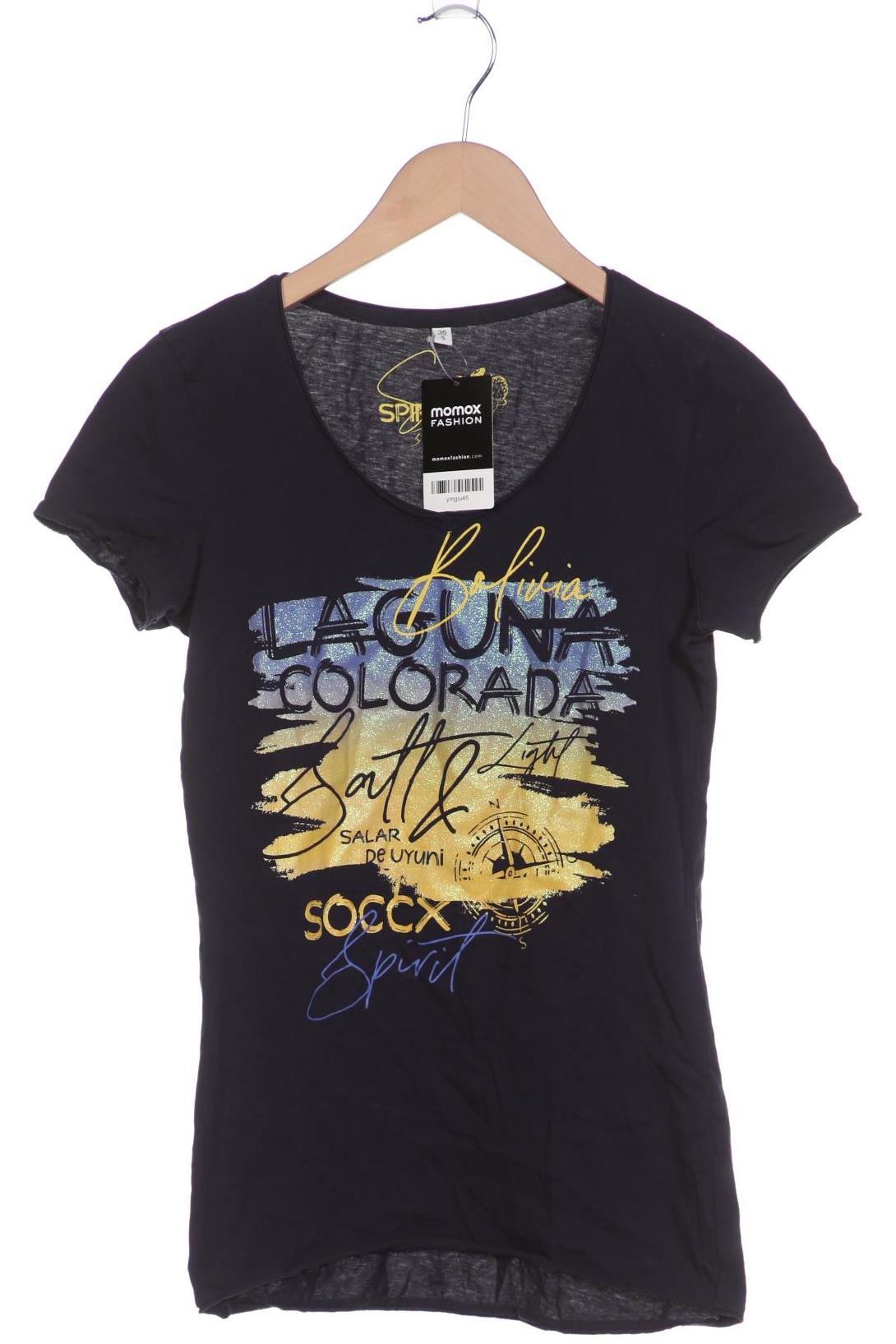 

SOCCX Damen T-Shirt, marineblau