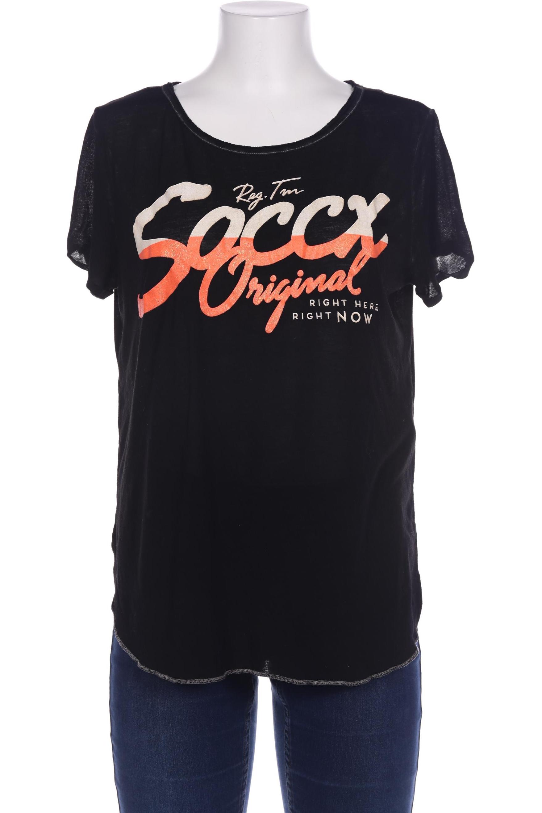 

Soccx Damen T-Shirt, schwarz, Gr. 40