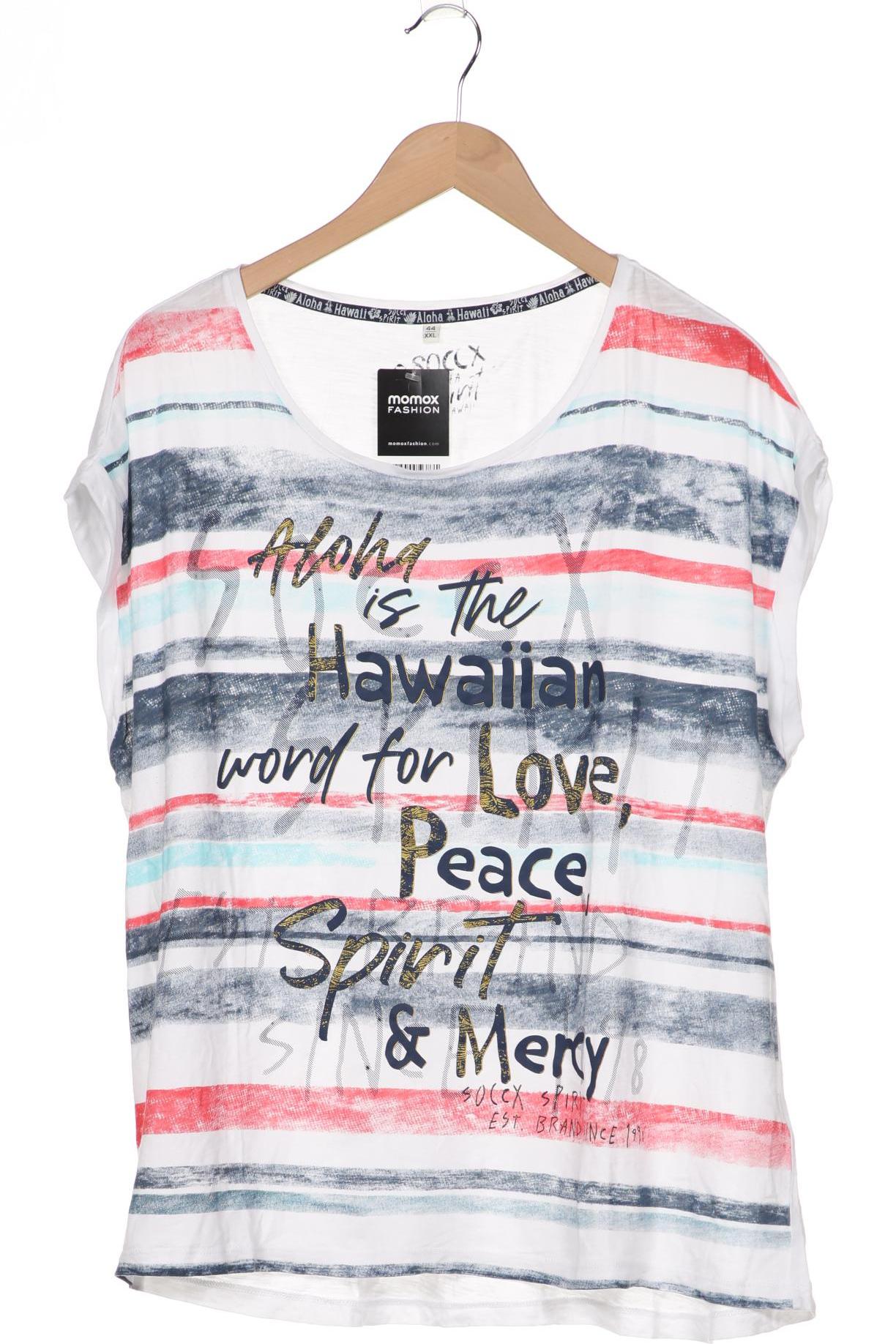 

SOCCX Damen T-Shirt, marineblau
