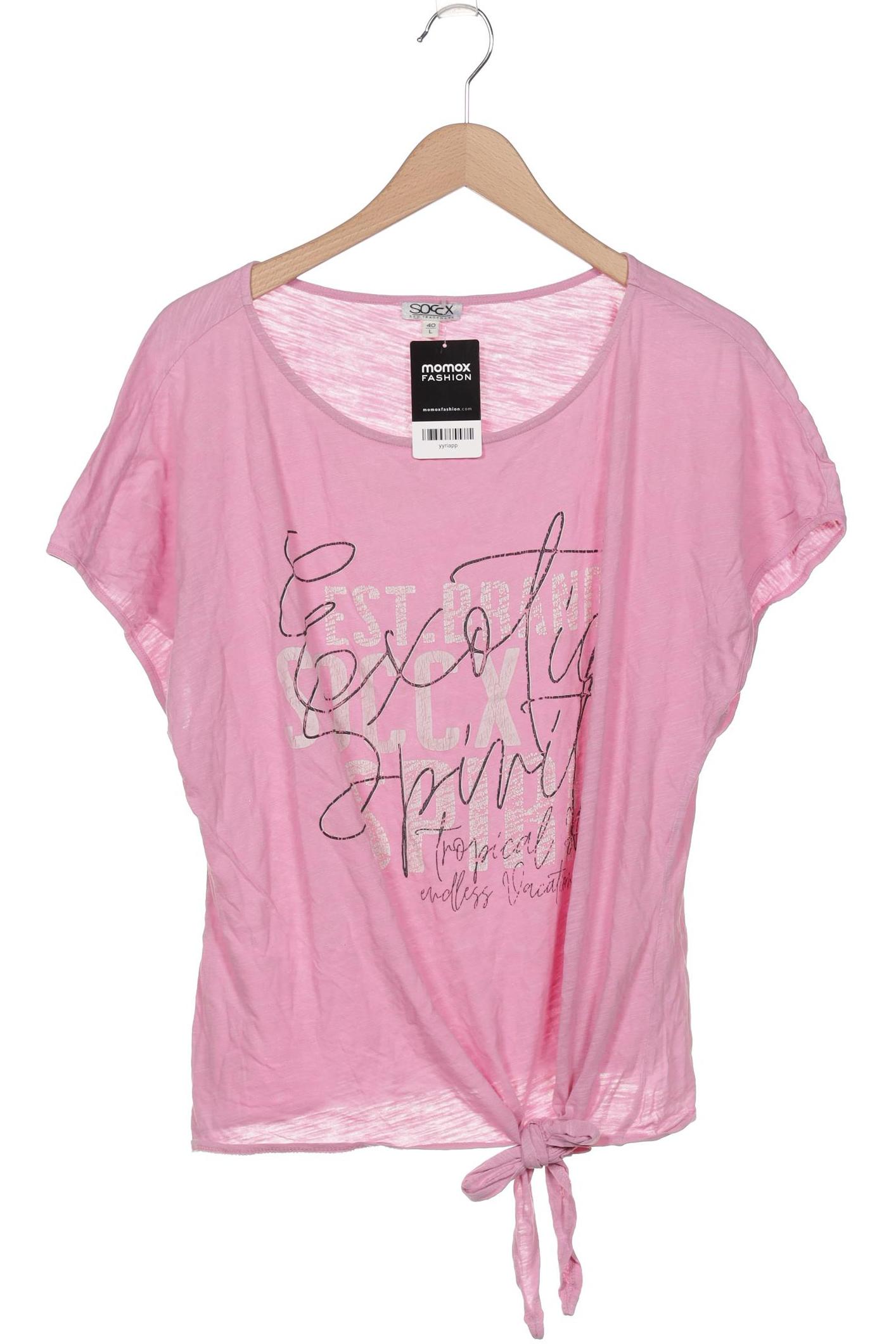 

Soccx Damen T-Shirt, pink, Gr. 40