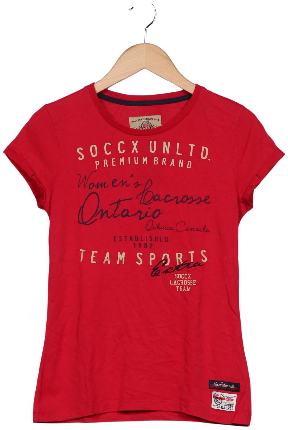 

Soccx Damen T-Shirt, rot, Gr. 36