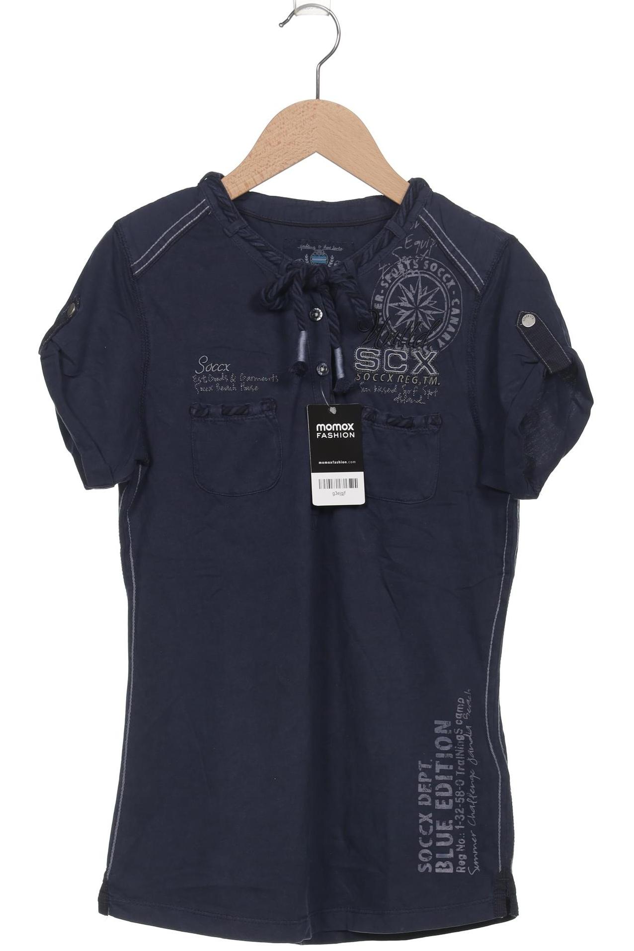 

Soccx Damen T-Shirt, marineblau, Gr. 36