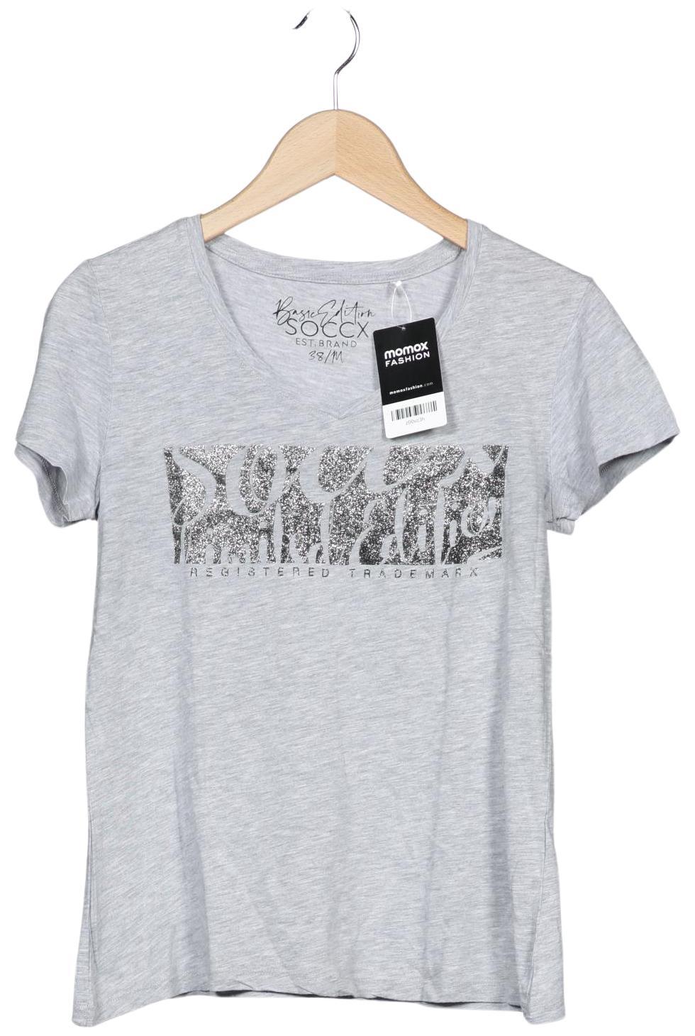 

Soccx Damen T-Shirt, grau, Gr. 38