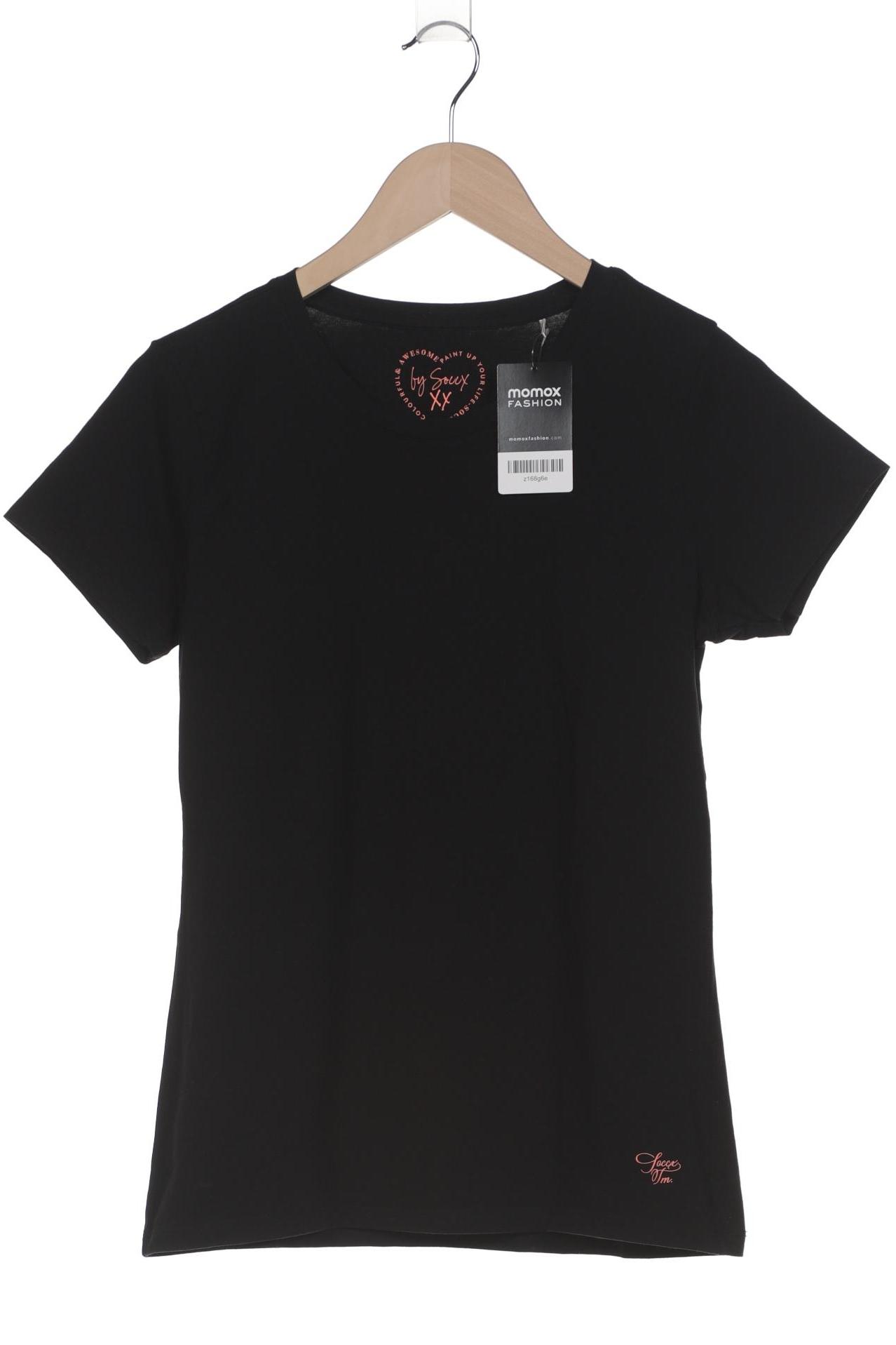 

Soccx Damen T-Shirt, schwarz, Gr. 40