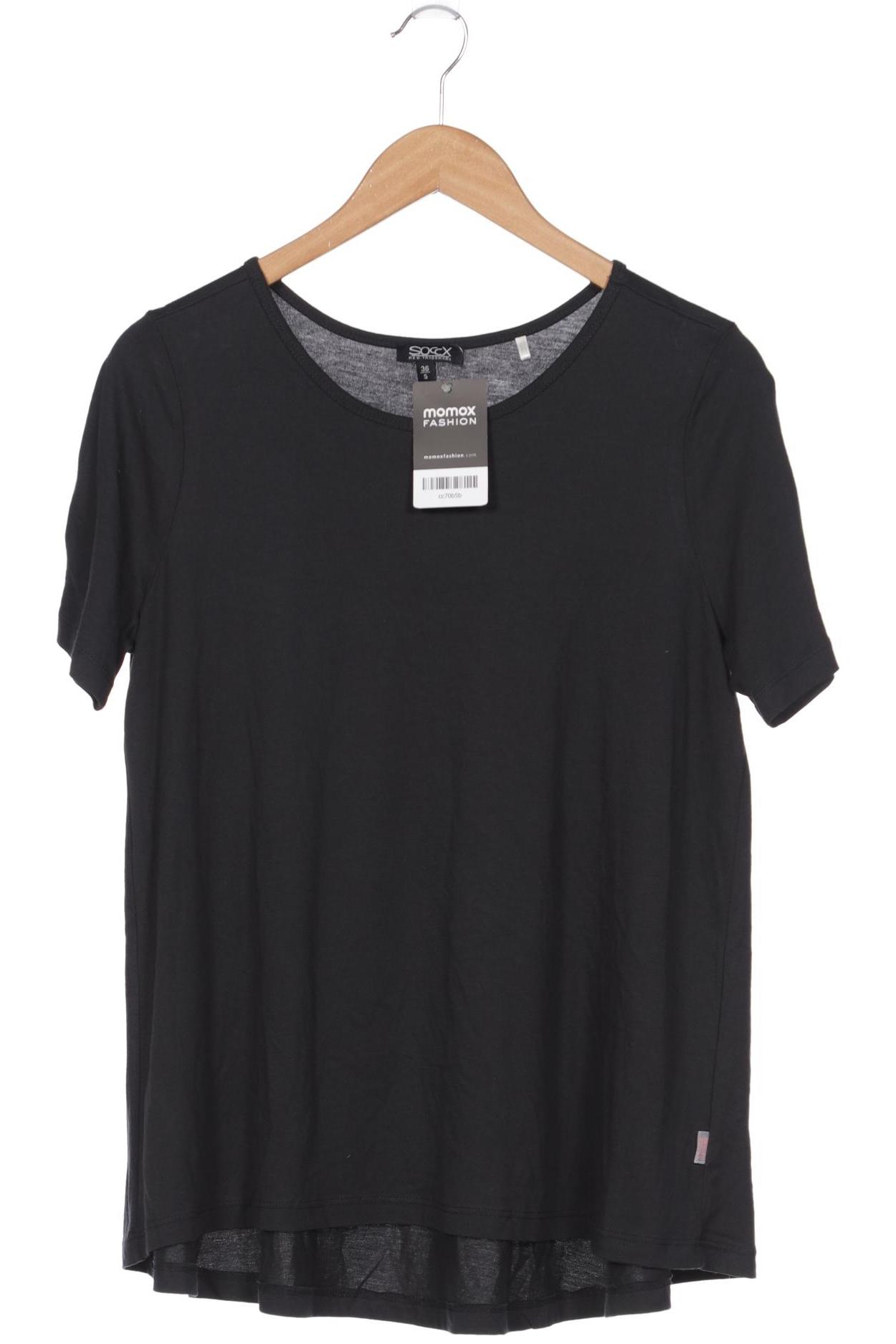 

SOCCX Damen T-Shirt, schwarz