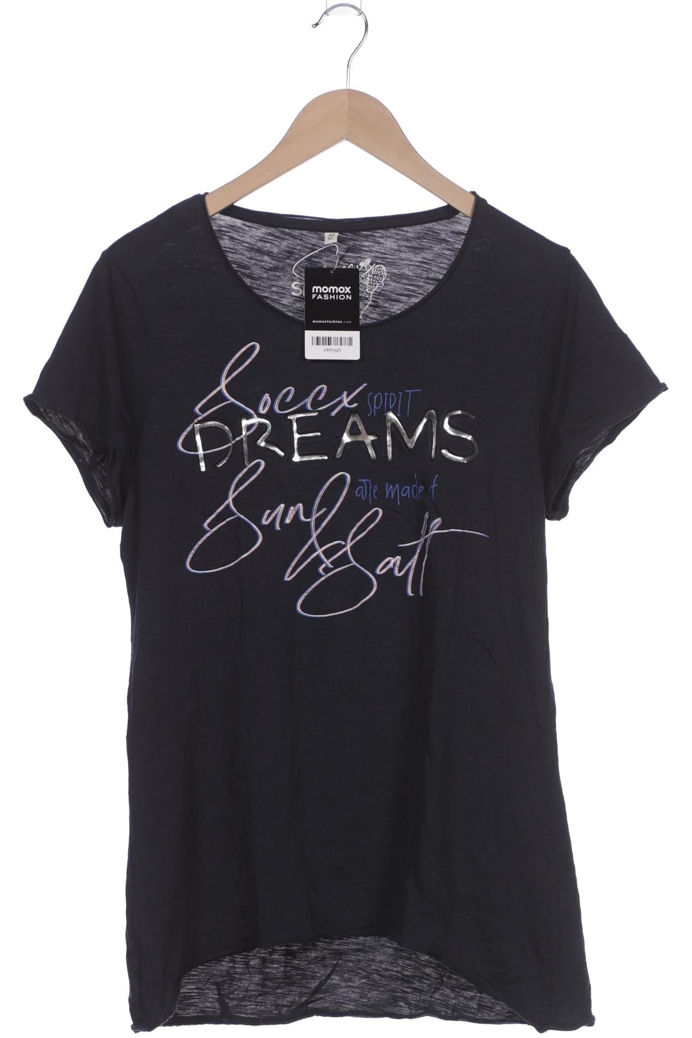 

Soccx Damen T-Shirt, marineblau, Gr. 42