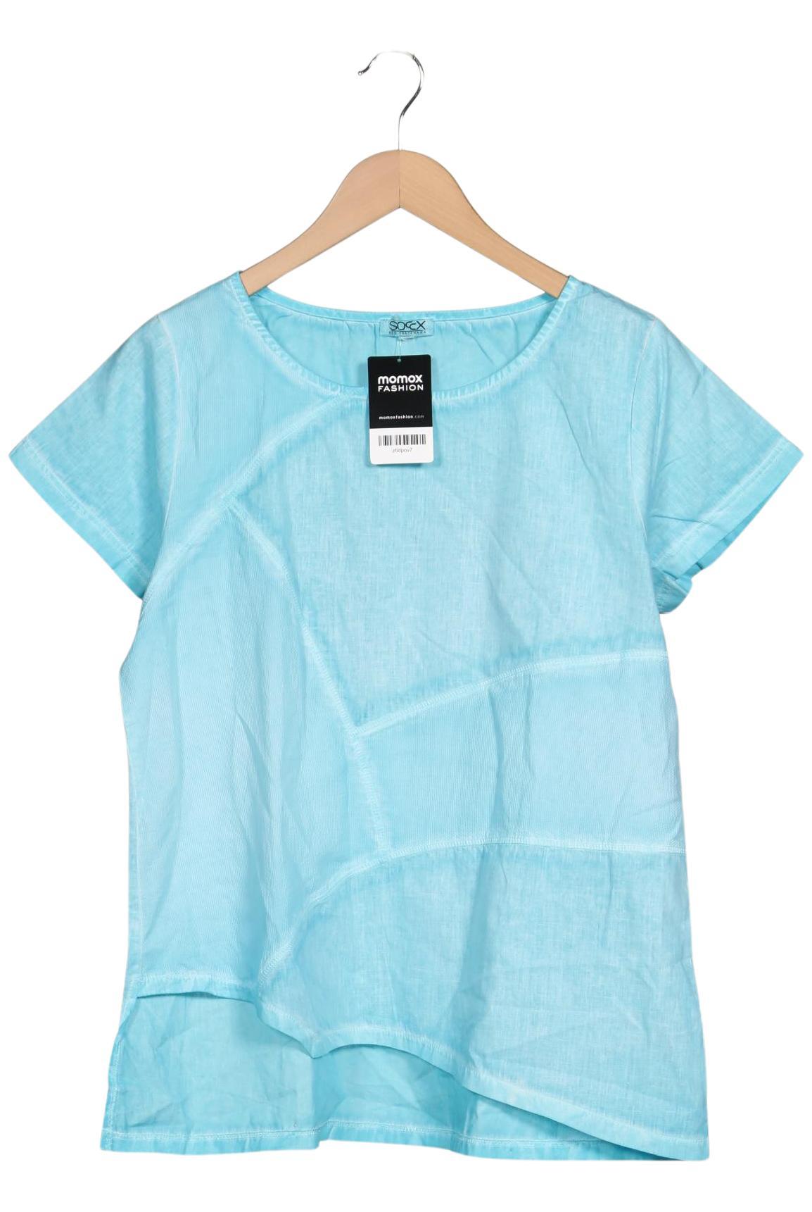 

Soccx Damen T-Shirt, blau, Gr. 36
