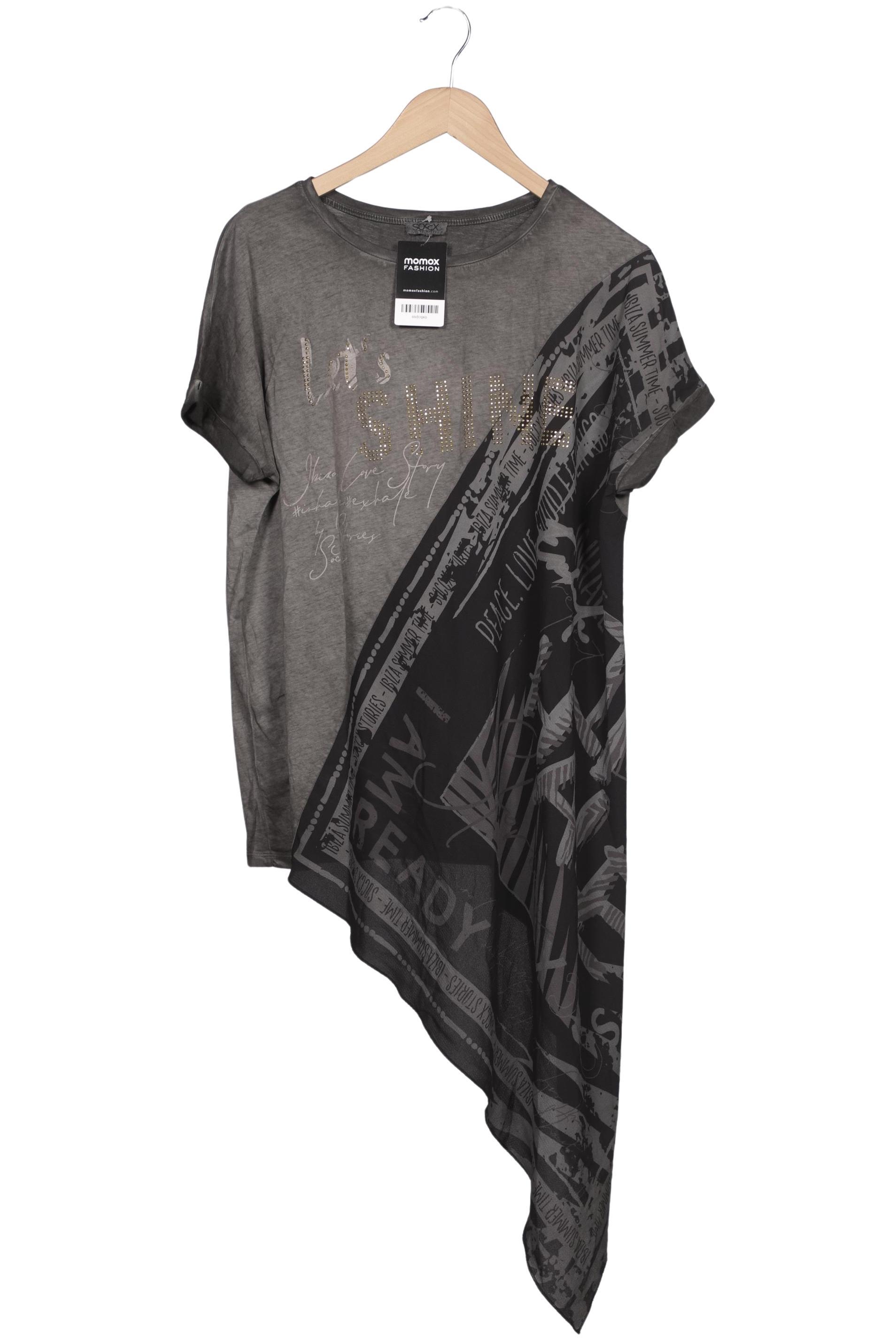 

Soccx Damen T-Shirt, grau, Gr. 42