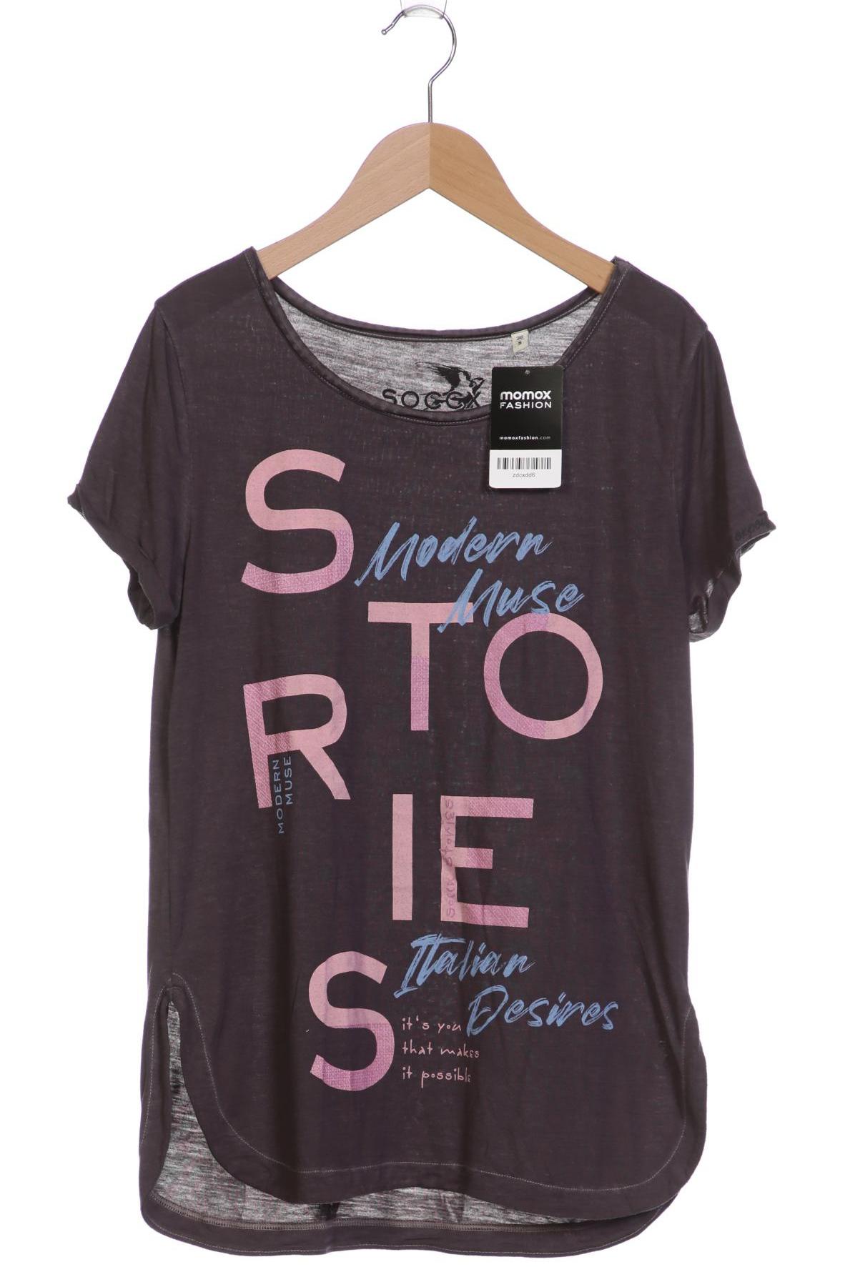 

SOCCX Damen T-Shirt, grau