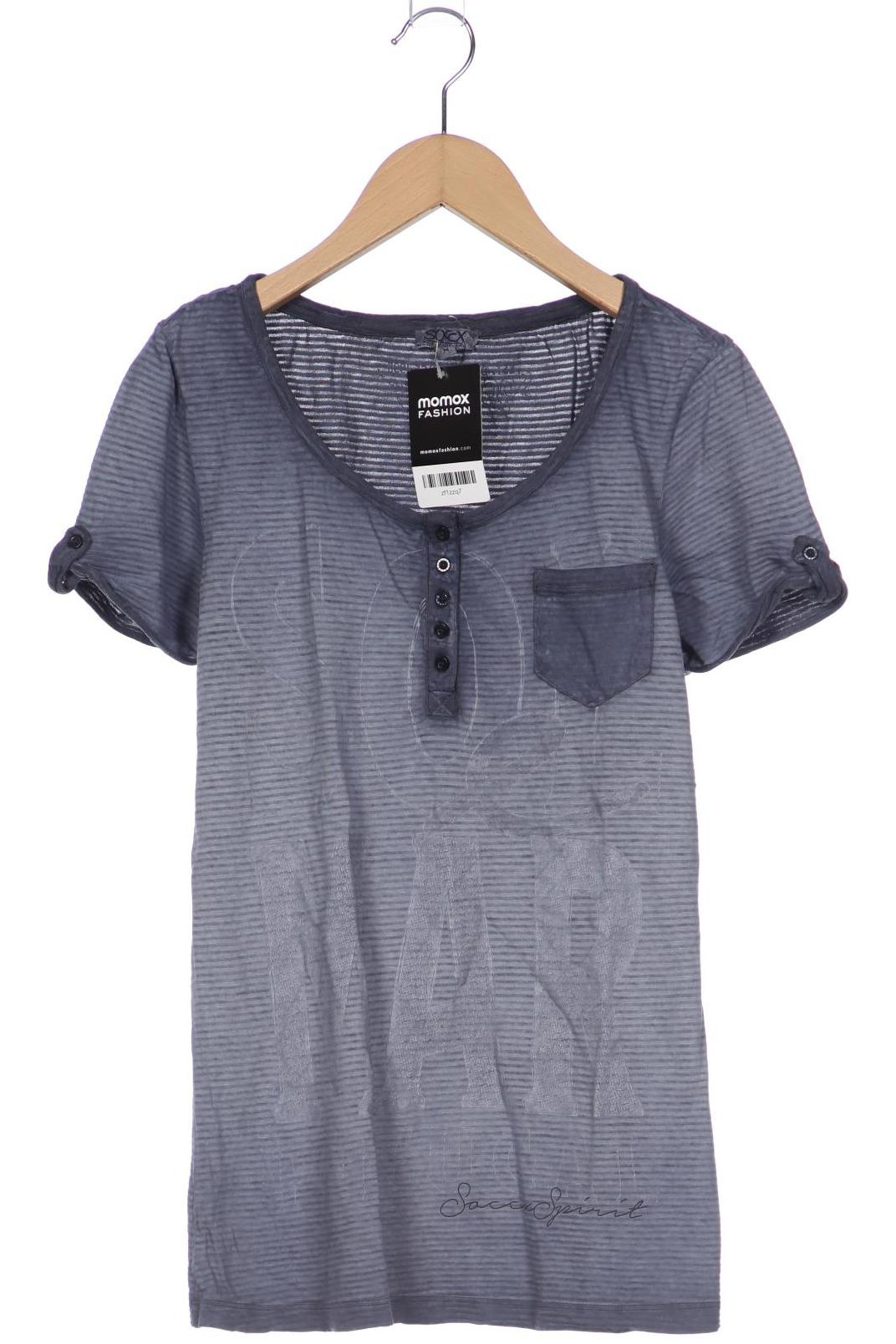 

Soccx Damen T-Shirt, blau, Gr. 38