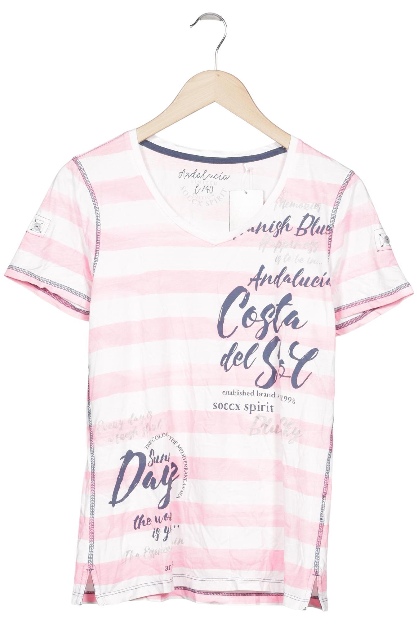 

Soccx Damen T-Shirt, mehrfarbig, Gr. 40