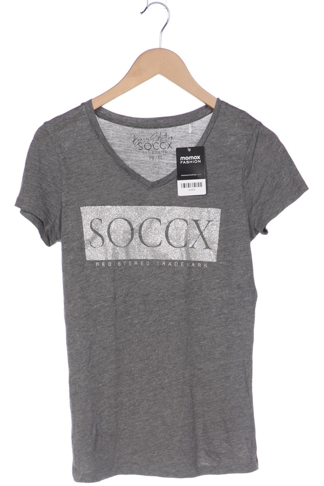 

Soccx Damen T-Shirt, grau, Gr. 38