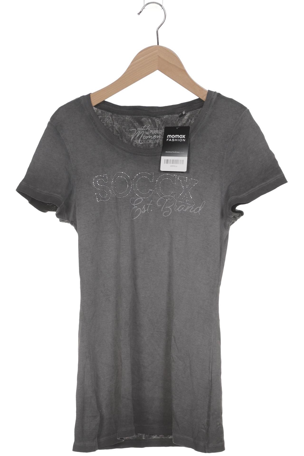 

Soccx Damen T-Shirt, grau, Gr. 38