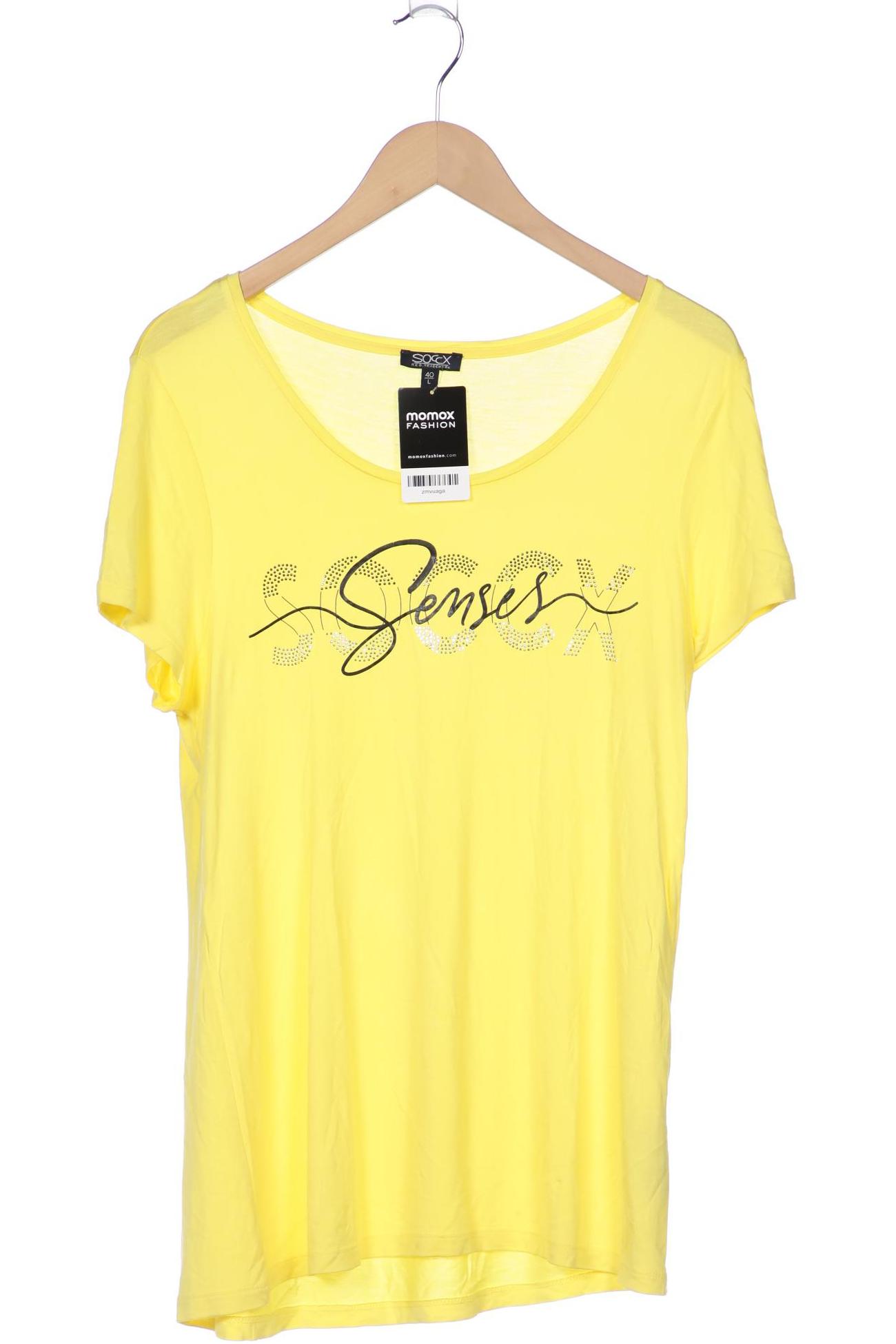

SOCCX Damen T-Shirt, gelb