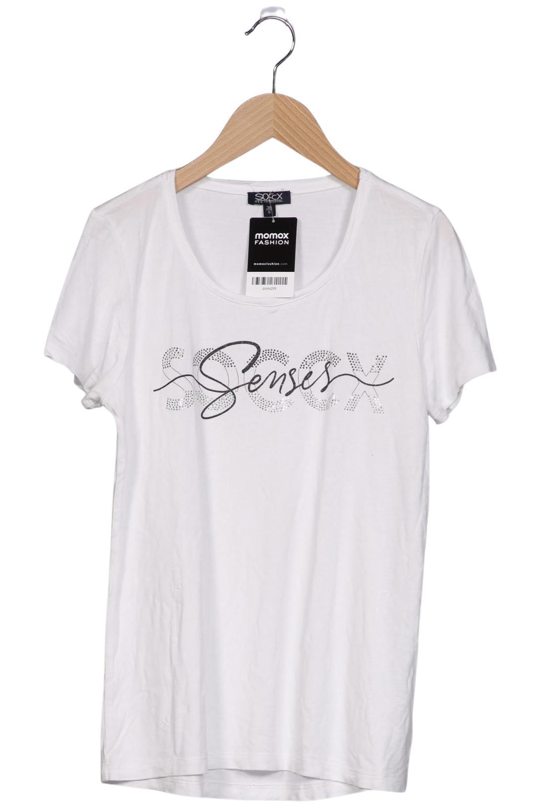 

Soccx Damen T-Shirt, weiß, Gr. 36