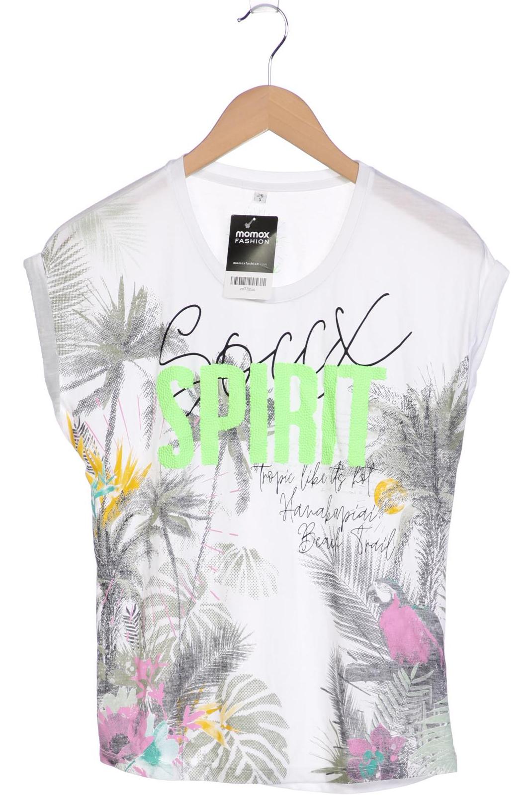 

Soccx Damen T-Shirt, weiß, Gr. 36