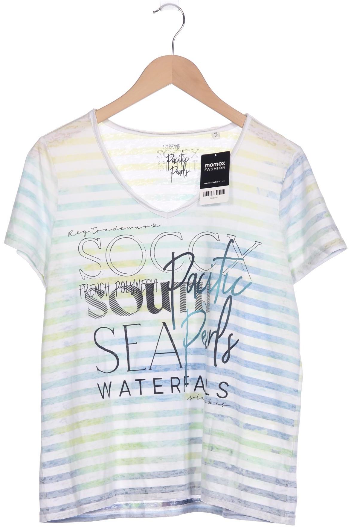 

Soccx Damen T-Shirt, mehrfarbig, Gr. 42