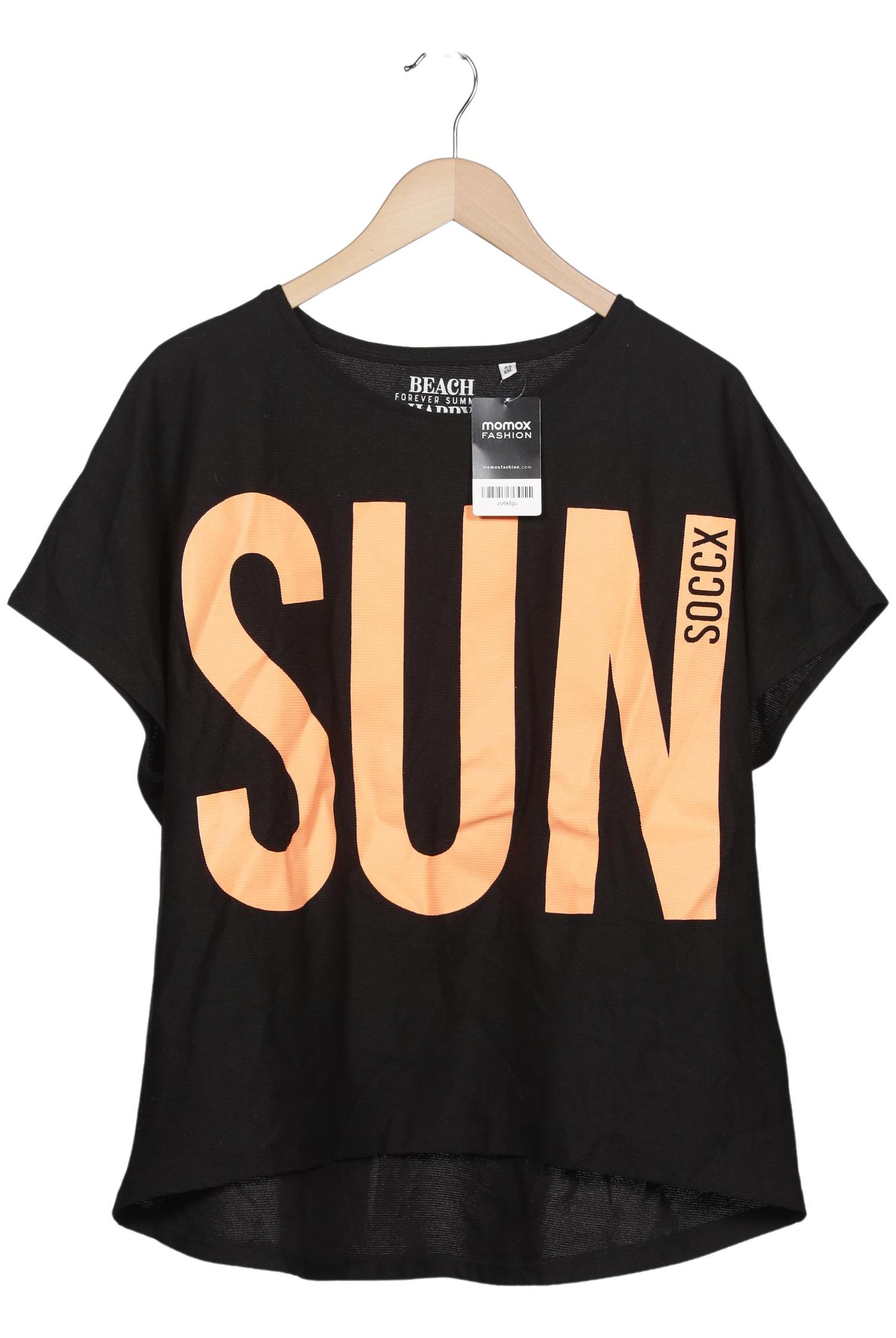 

Soccx Damen T-Shirt, schwarz, Gr. 44