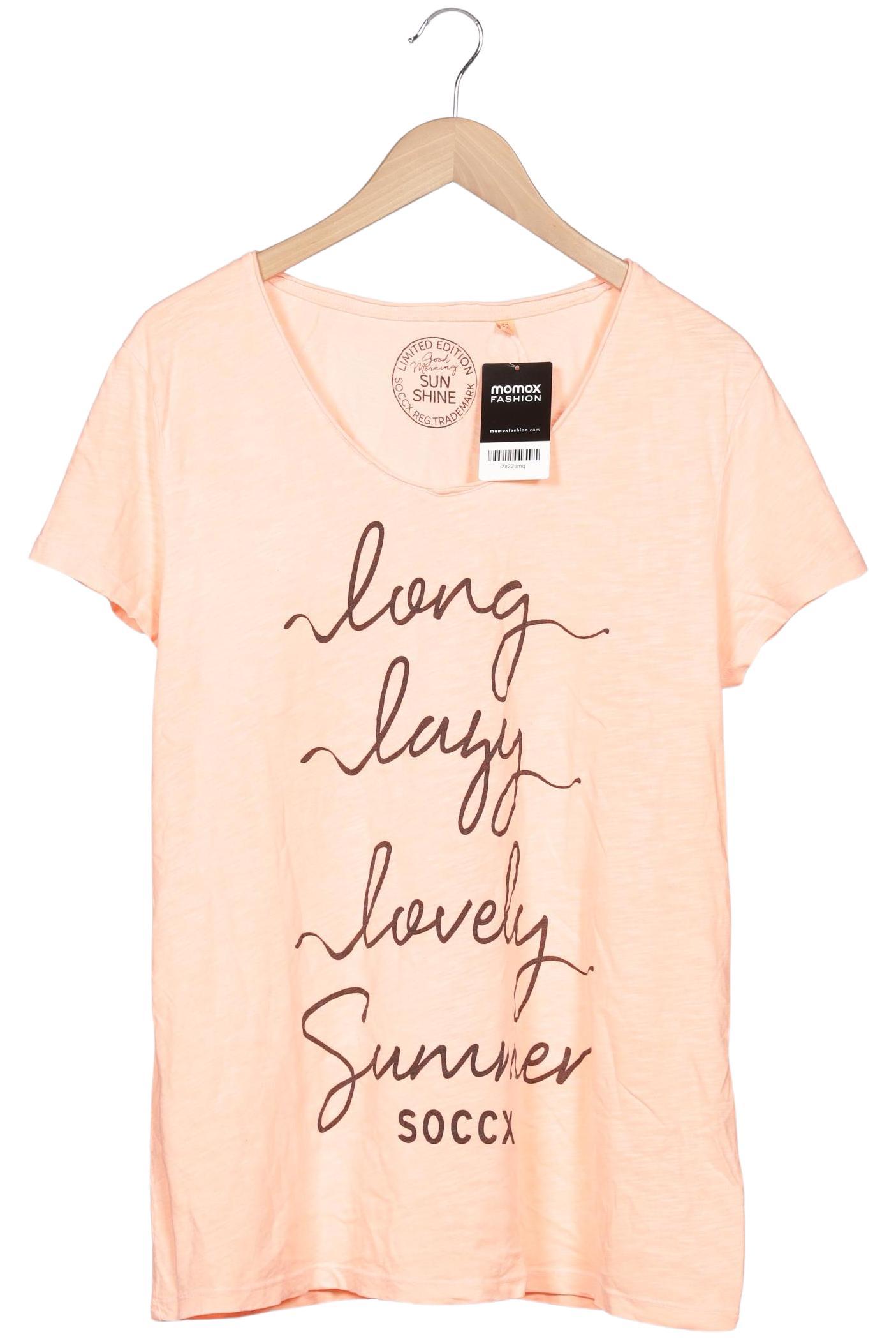

Soccx Damen T-Shirt, orange, Gr. 44