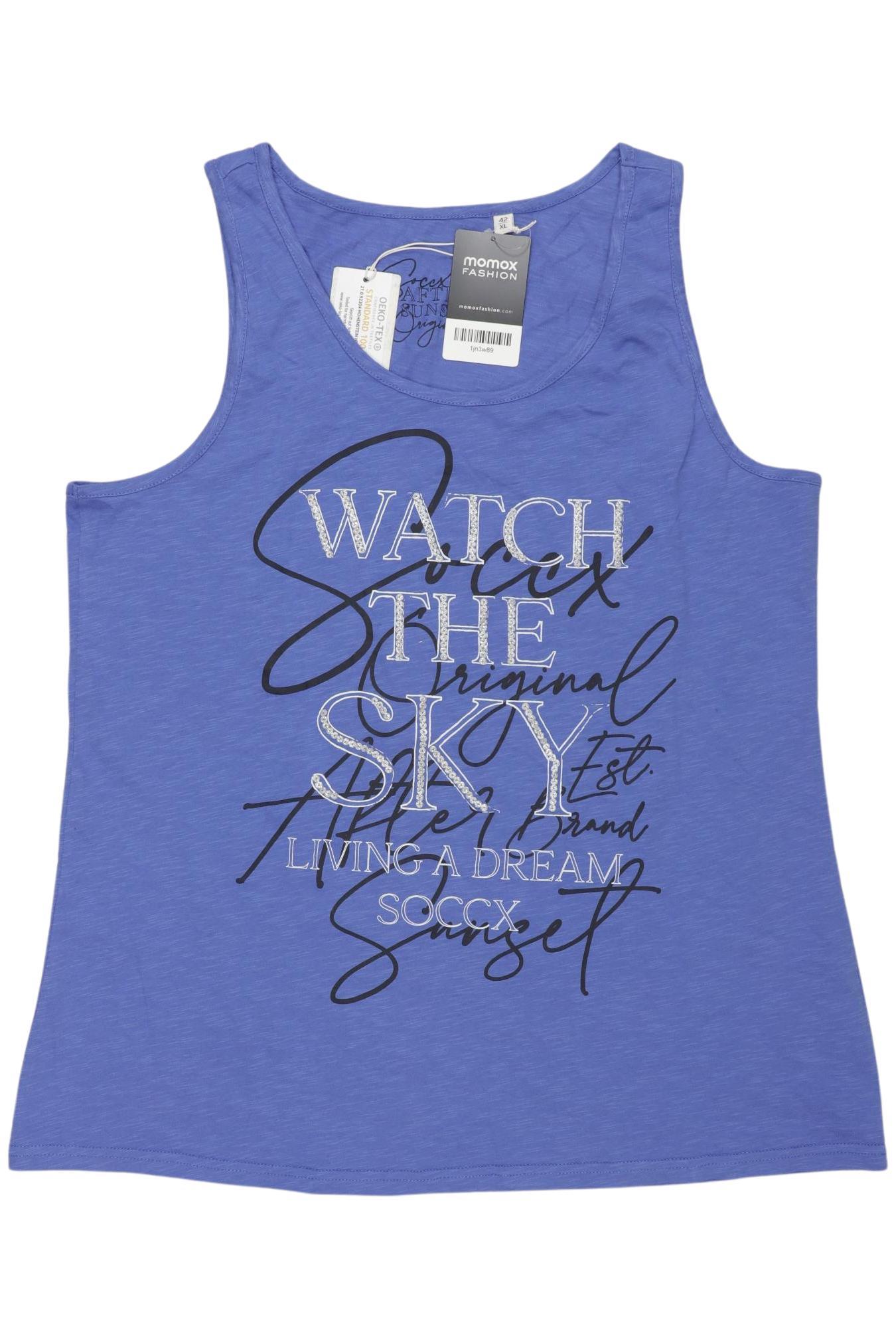 

Soccx Damen Top, blau, Gr. 42