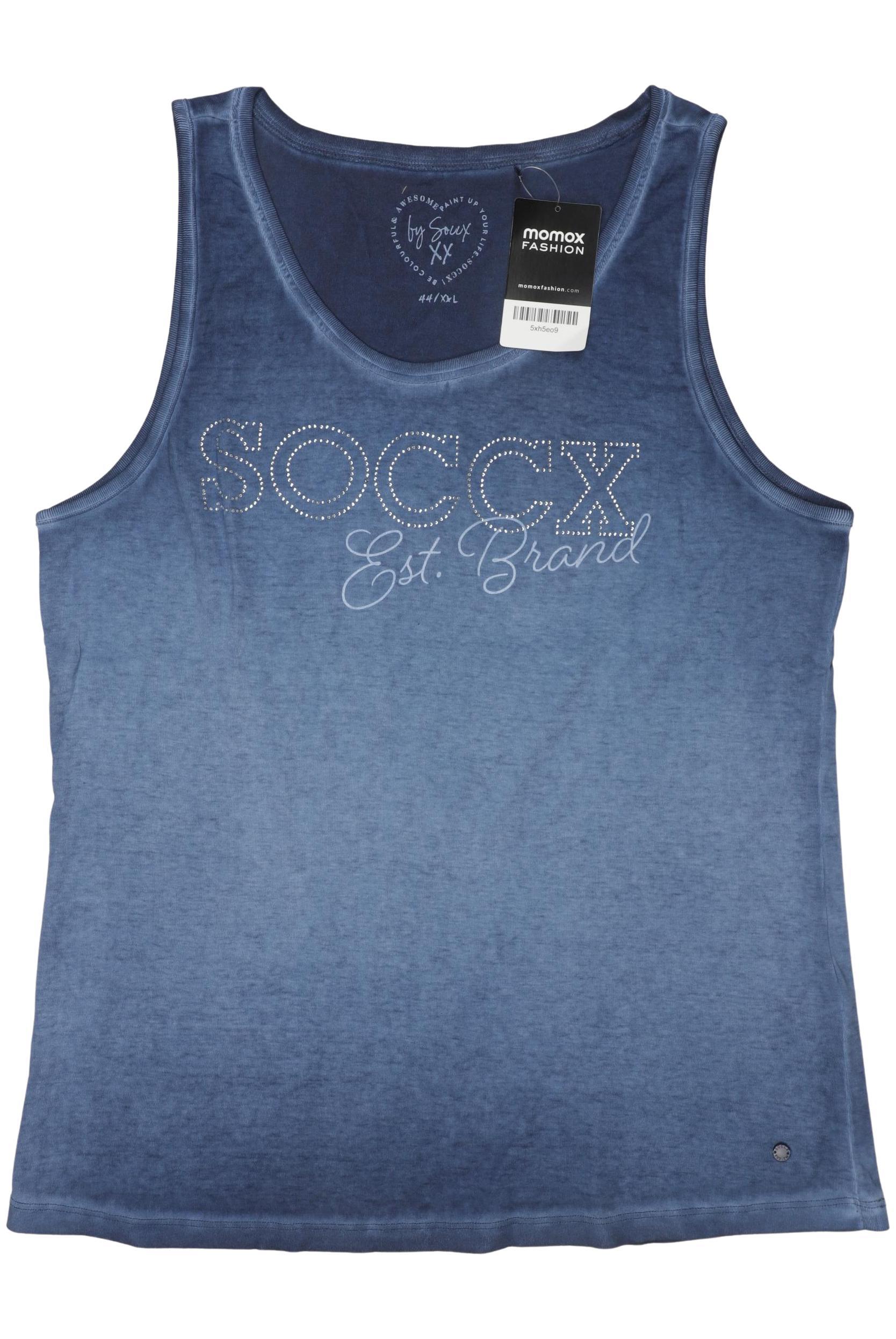 

Soccx Damen Top, blau, Gr. 44