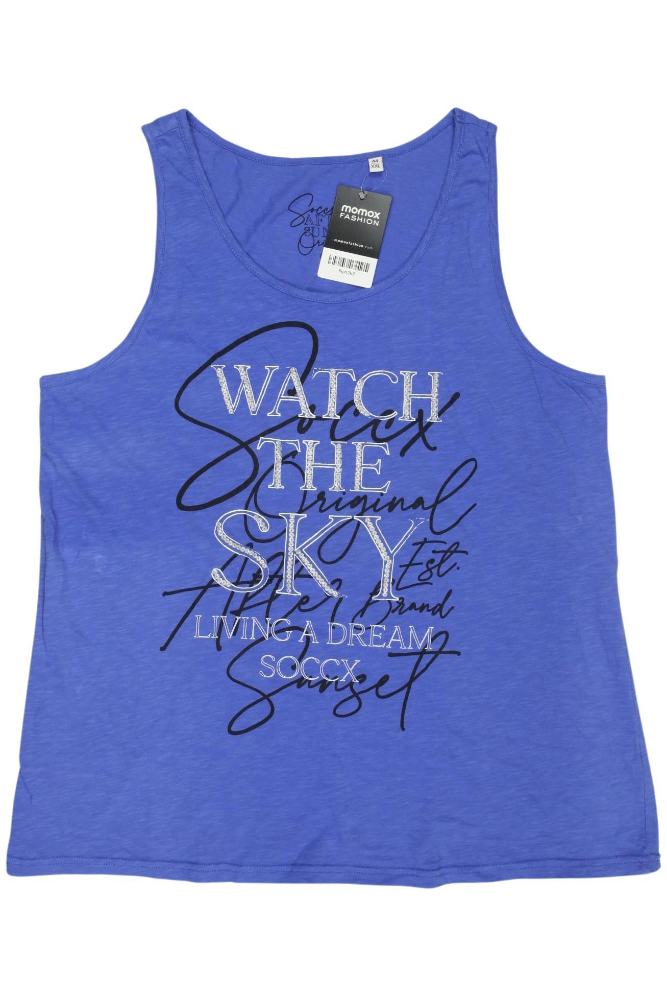 

Soccx Damen Top, blau, Gr. 44