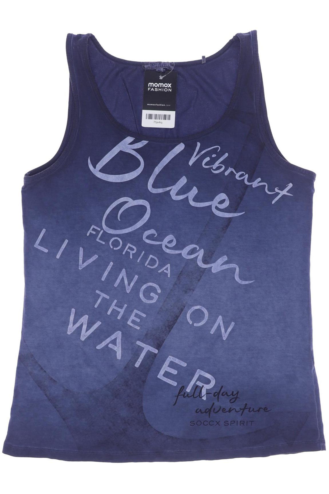 

SOCCX Damen Top, marineblau