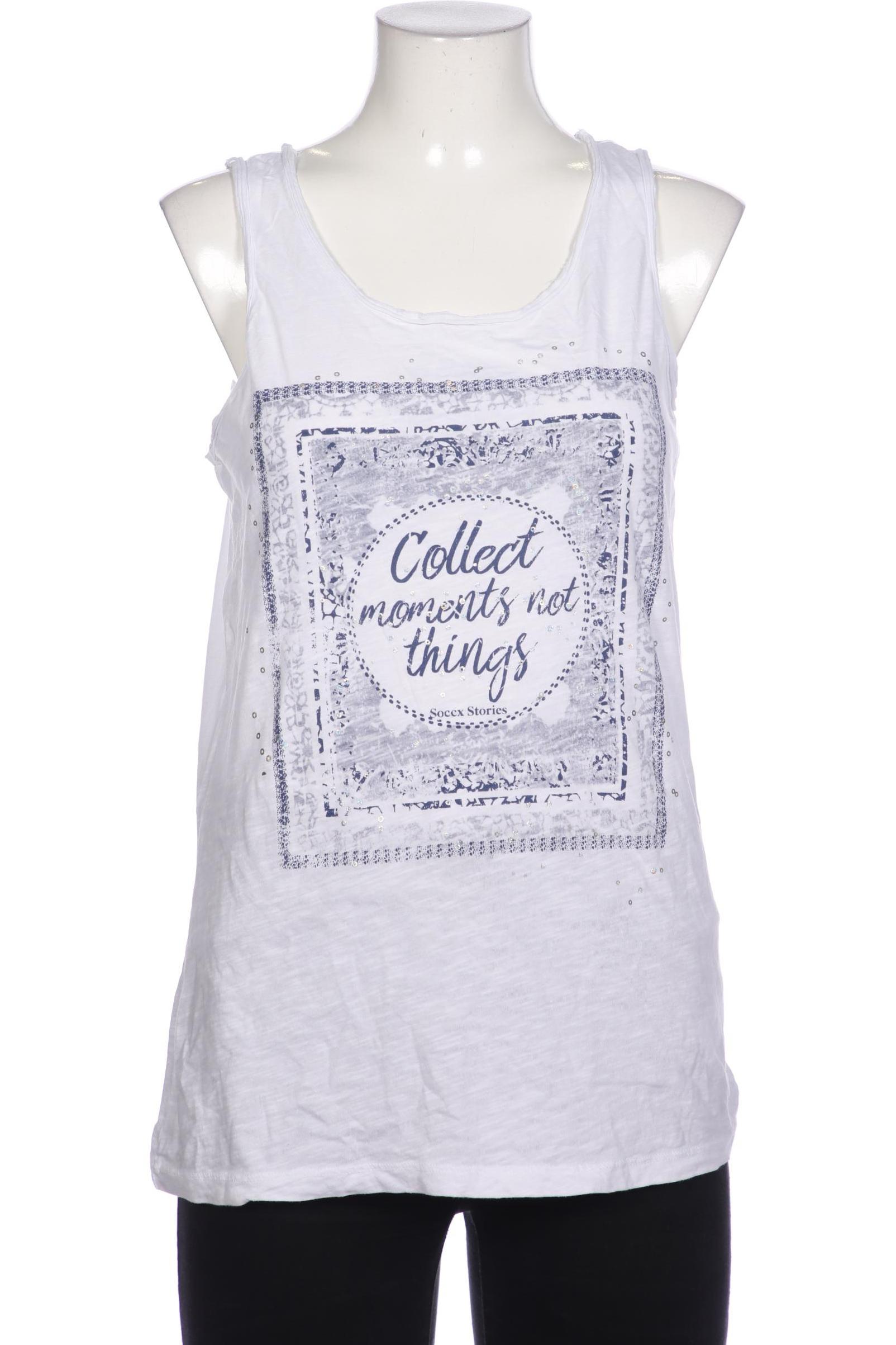 

SOCCX Damen Top, weiß