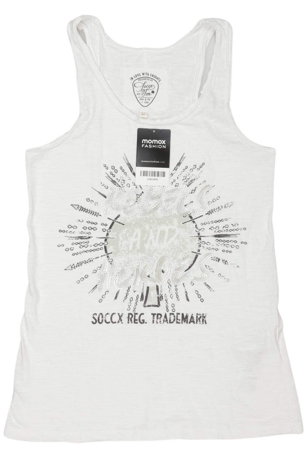 

Soccx Damen Top, weiß, Gr. 34