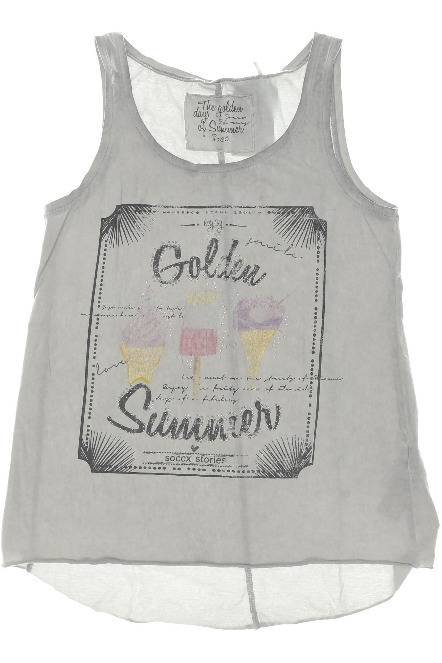 

Soccx Damen Top, grau, Gr. 36