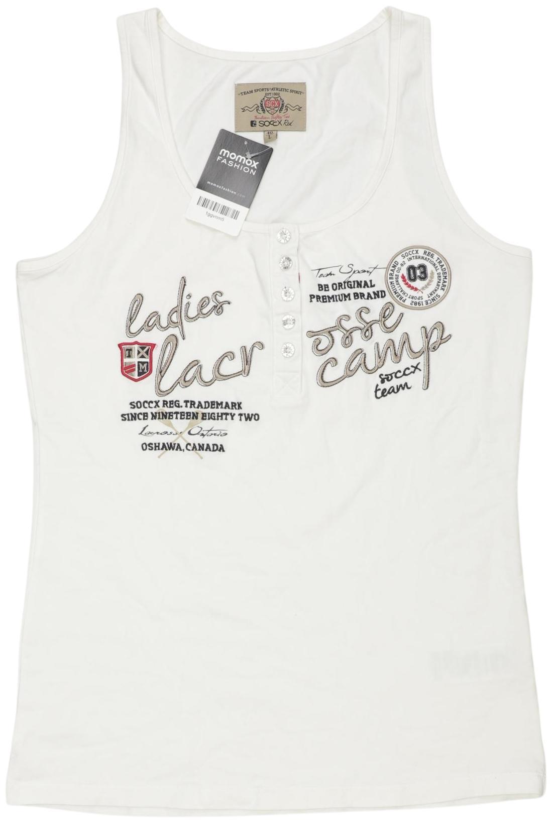 

Soccx Damen Top, weiß, Gr. 40